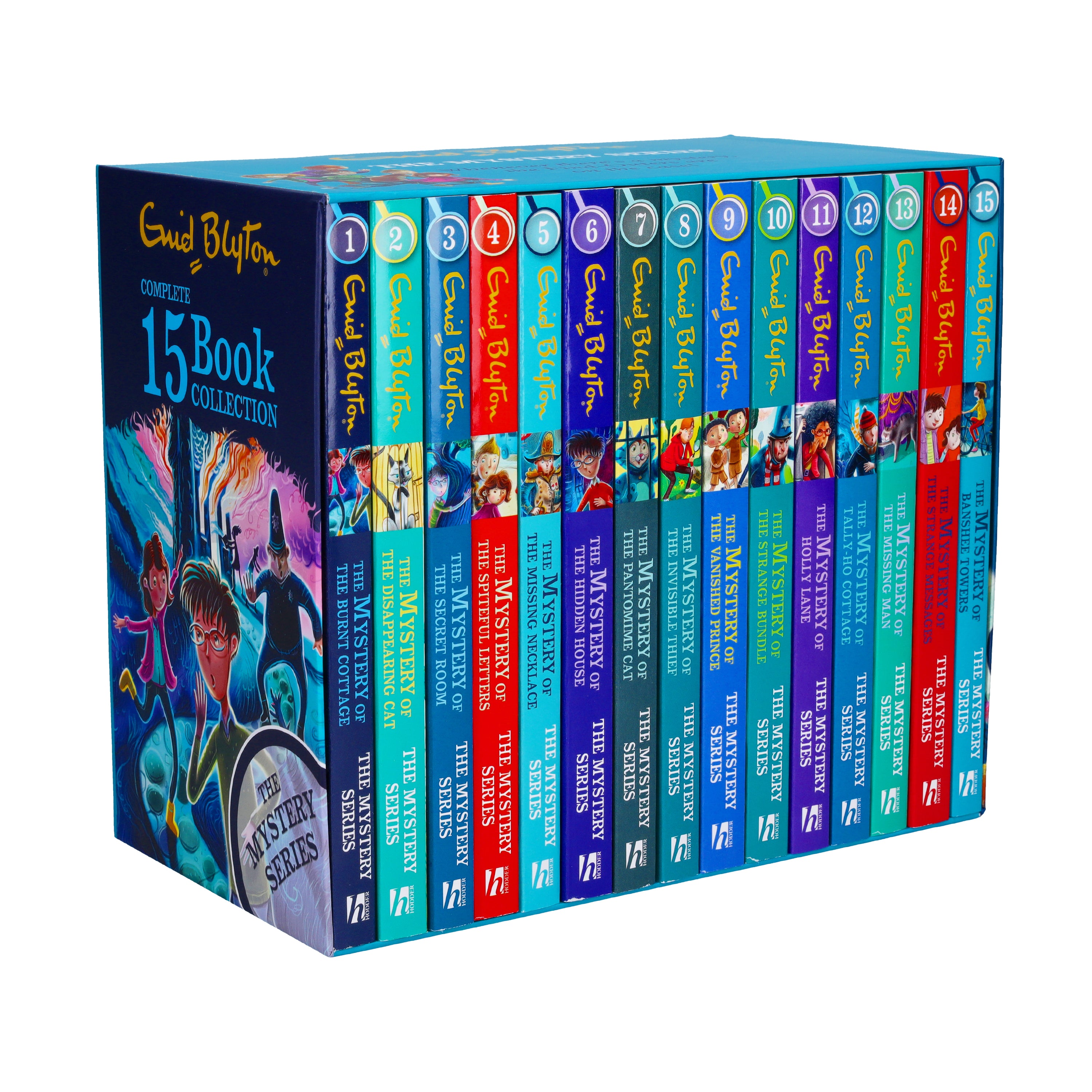 Classic Mystery Series Find Outers 15 Books Children Collection Paperback Box Set By Enid Blyton