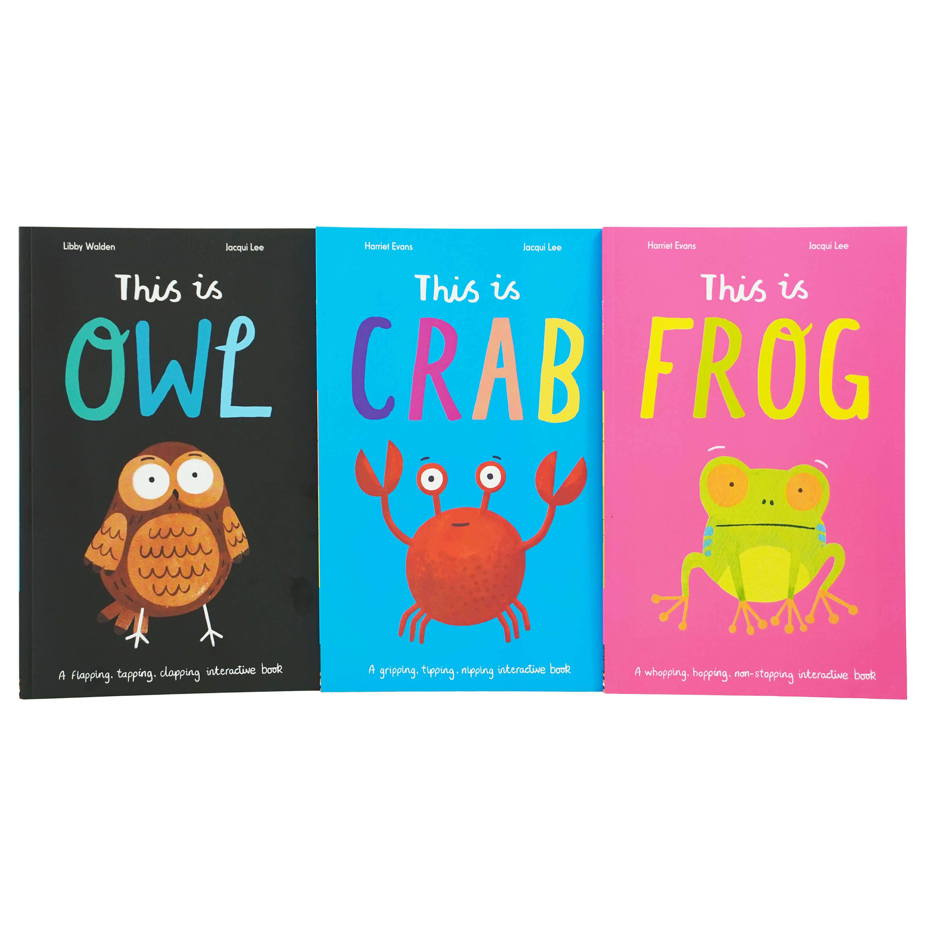 Age 0-5 - Jacqi Lee 3 Books Collection Set (This Is Crab, This Is Frog & This Is Owl) - Ages 0-5 - Paperback
