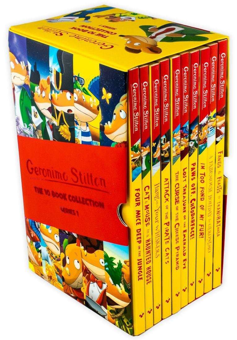 Geronimo Stilton Series 1 - 10 Books Children Collection Paperback Box Set - St Stephens Books