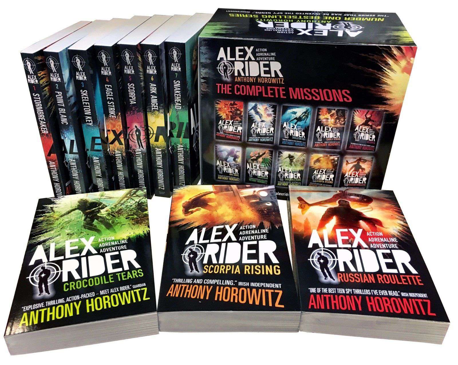 Alex Rider 10 Books Young Adult Collection Paperback Box Set By Anthony Horowitz - St Stephens Books