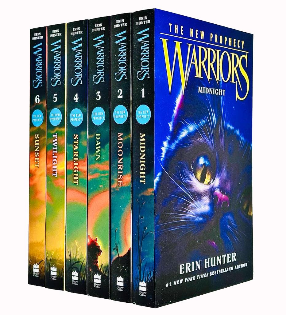 Warrior Cats by Erin Hunter: Series 2 The New Prophecy 6 Books Collection Set - Ages 8-12 - Paperback