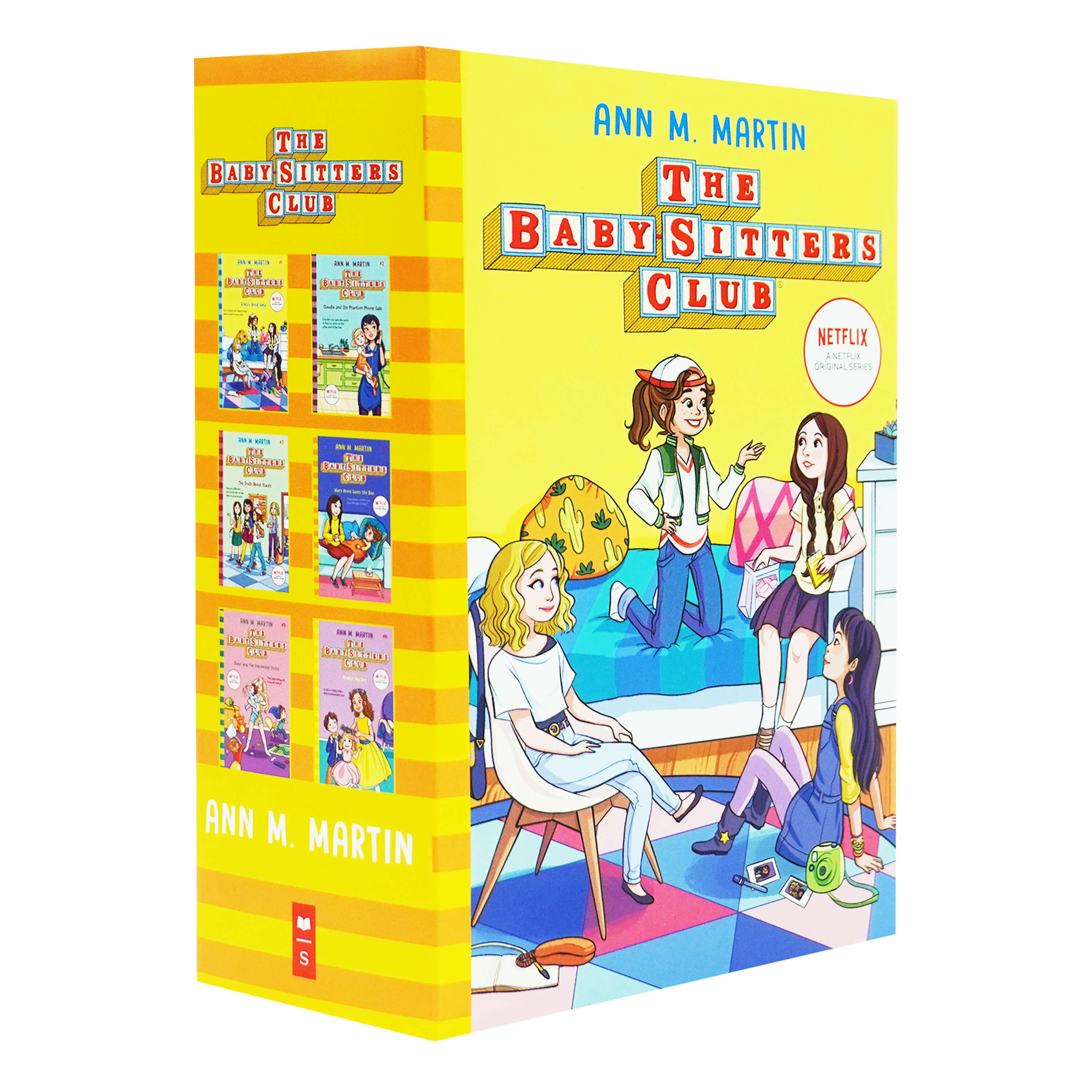 The Babysitters Club Series by Ann M. Martin 1-6 Books Collection Set - Ages 8-12 - Paperback