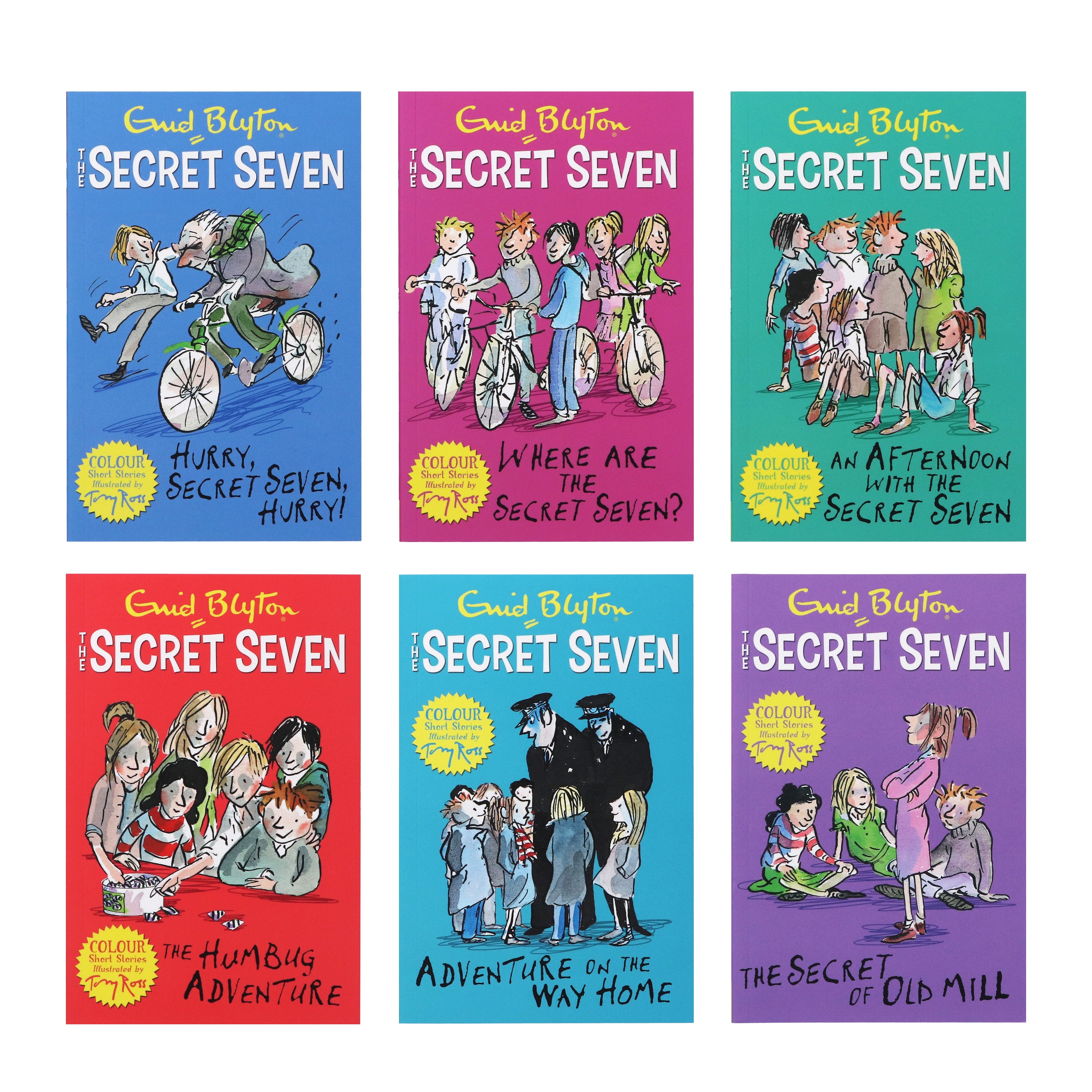 The Secret Seven Short Story Collection 6 Books Box Set By Enid Blyton - Ages 6-11 - Paperback