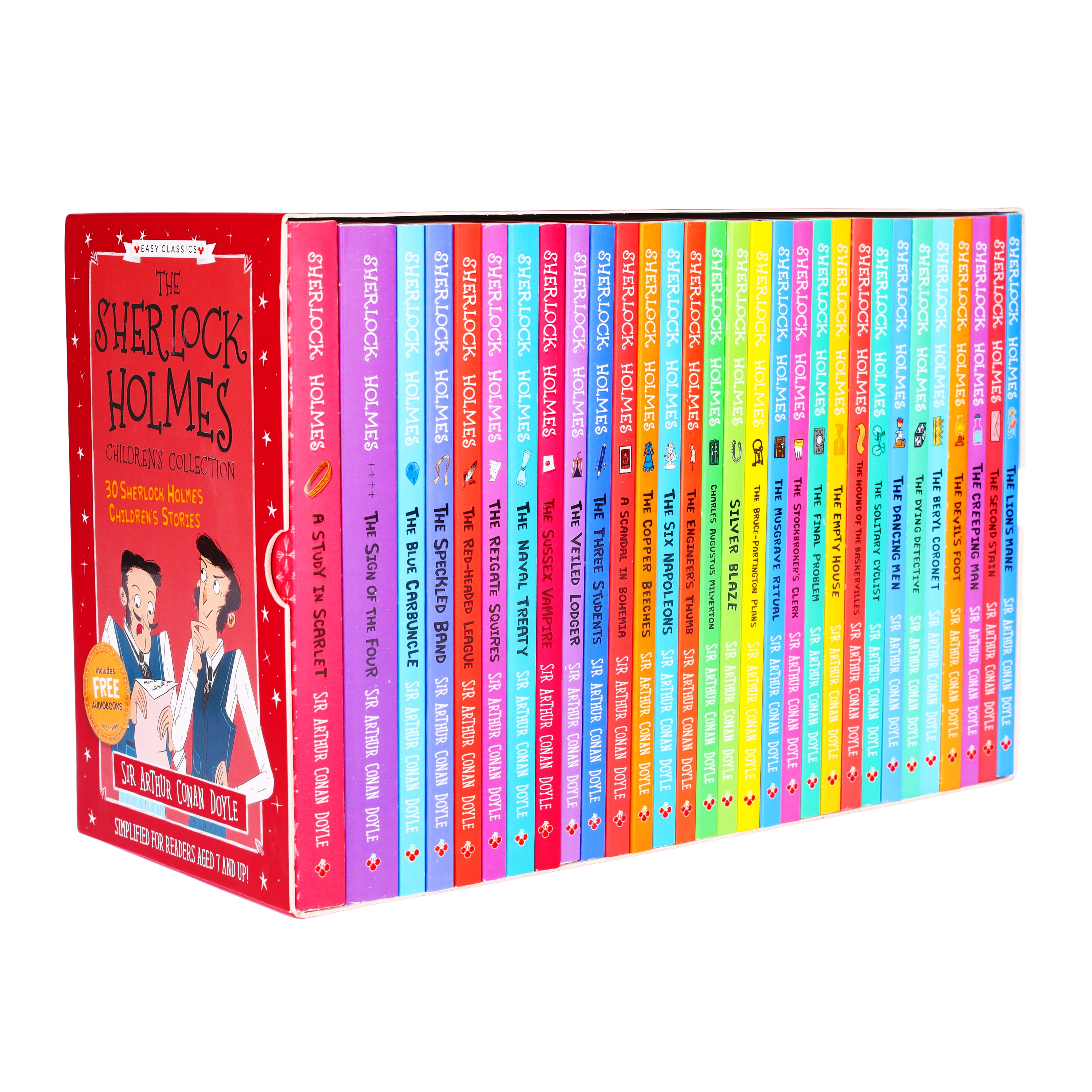 Sherlock Holmes Children Collection 30 Books Box Set Paperback By Sir Arthur Conan Doyle