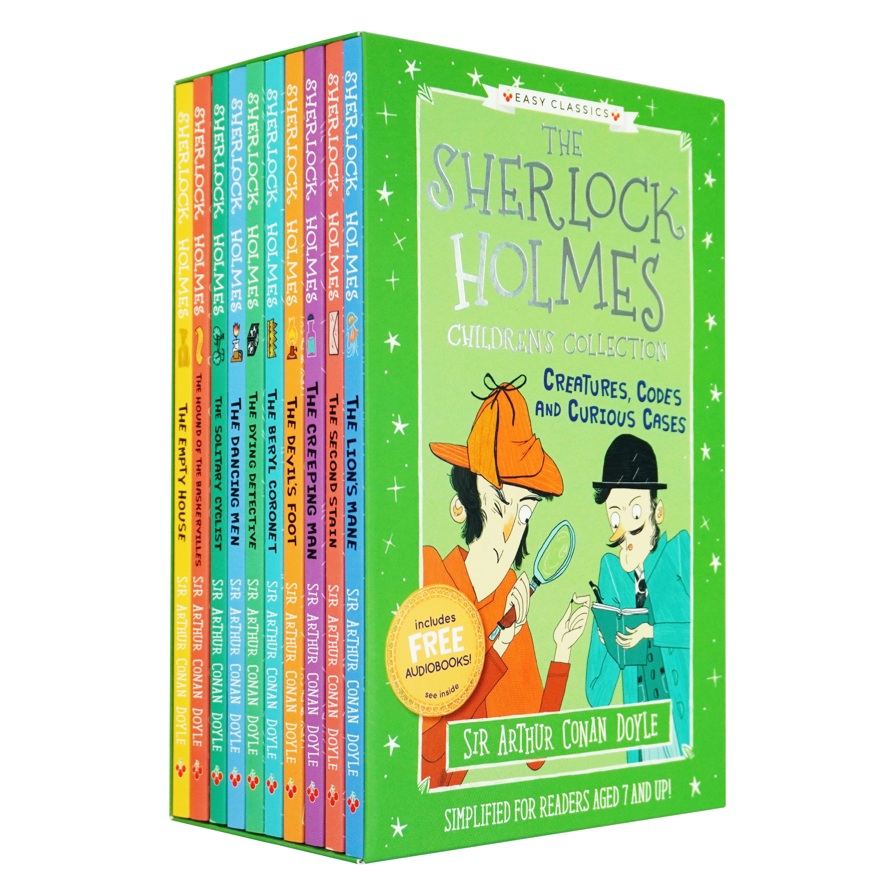 The Sherlock Holmes Children’s Collection :Creatures, Codes and Curious Cases 10 Books (Series 3) by Sir Arthur Conan Doyle - Age 9-14 - Paperback