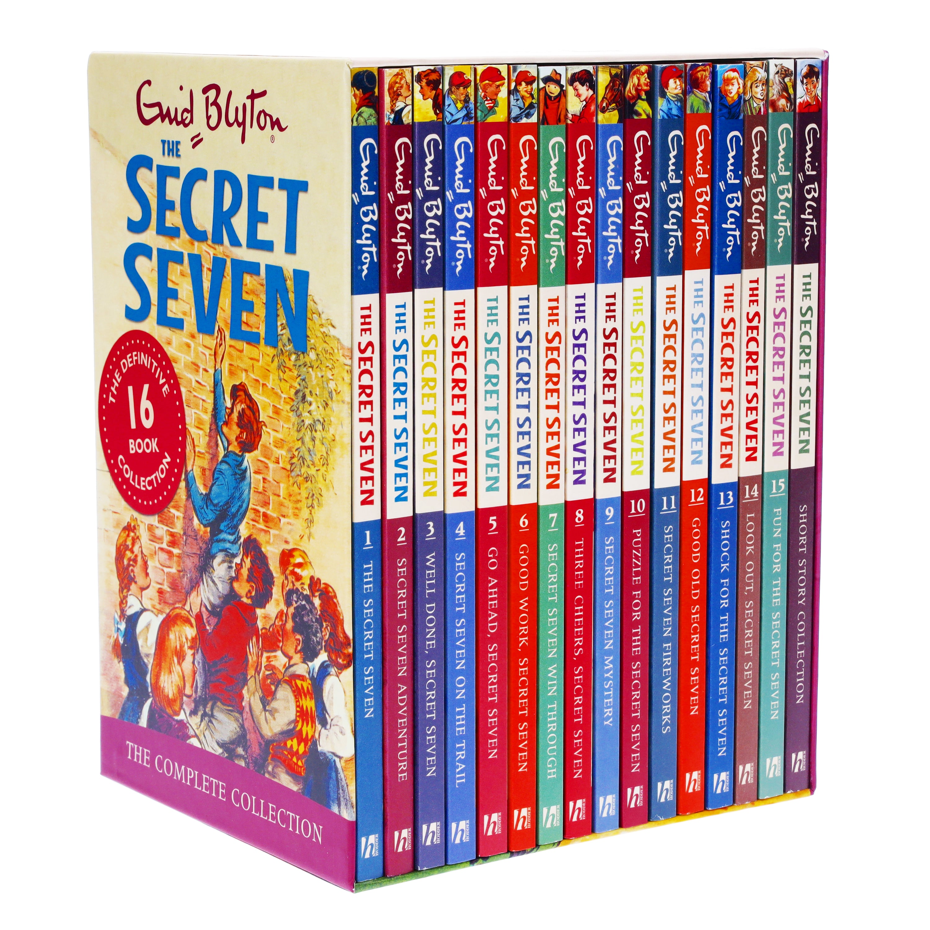 The Secret Seven Complete Collection 16 Books by Enid Blyton - Ages 6-9 - Paperback