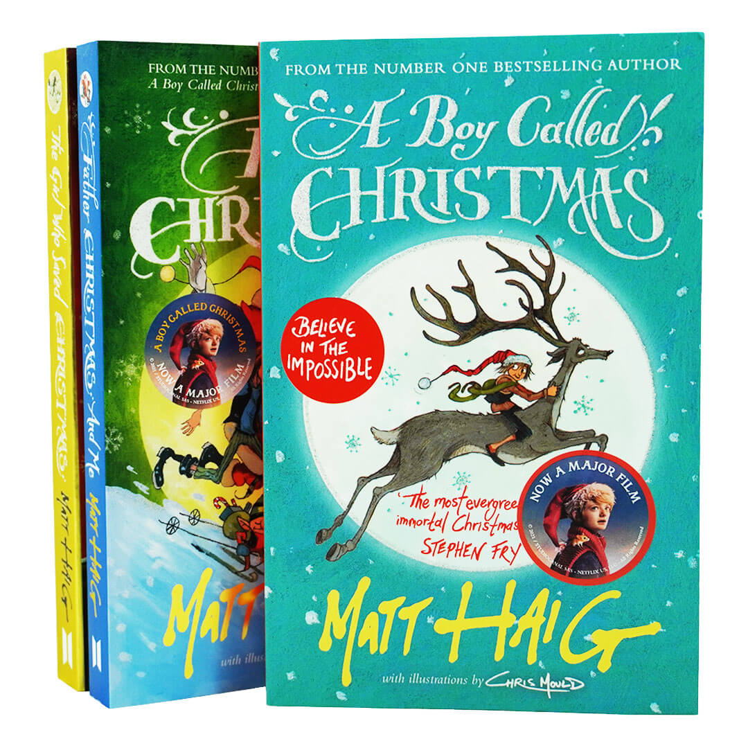 A Boy Called Christmas 3 Book Collection Set by Matt Haig - Ages 7 Years and up- Paperback