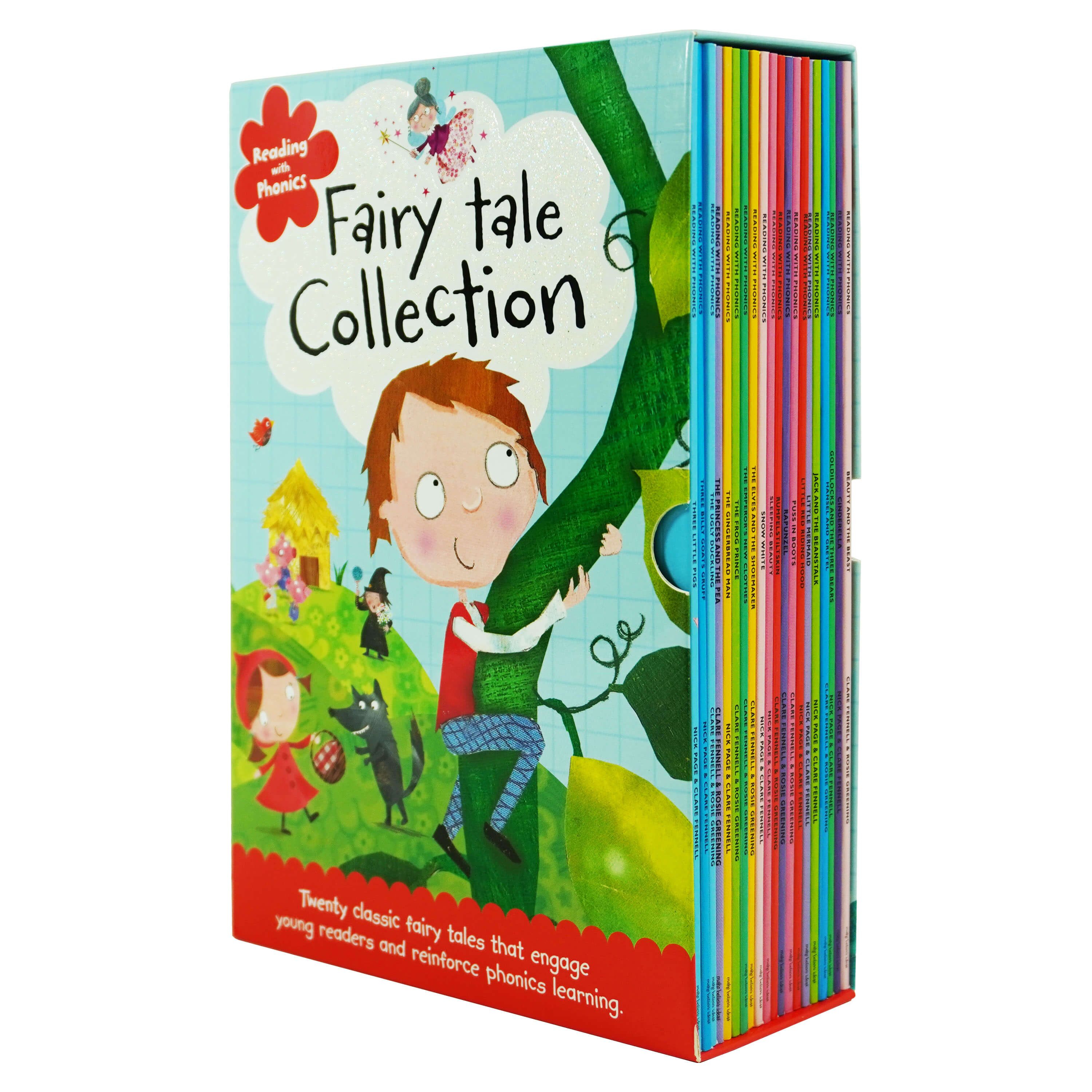 Reading with Phonics Fairy Tale Collection 20 Books Box Set - Age 5+ - Paperback