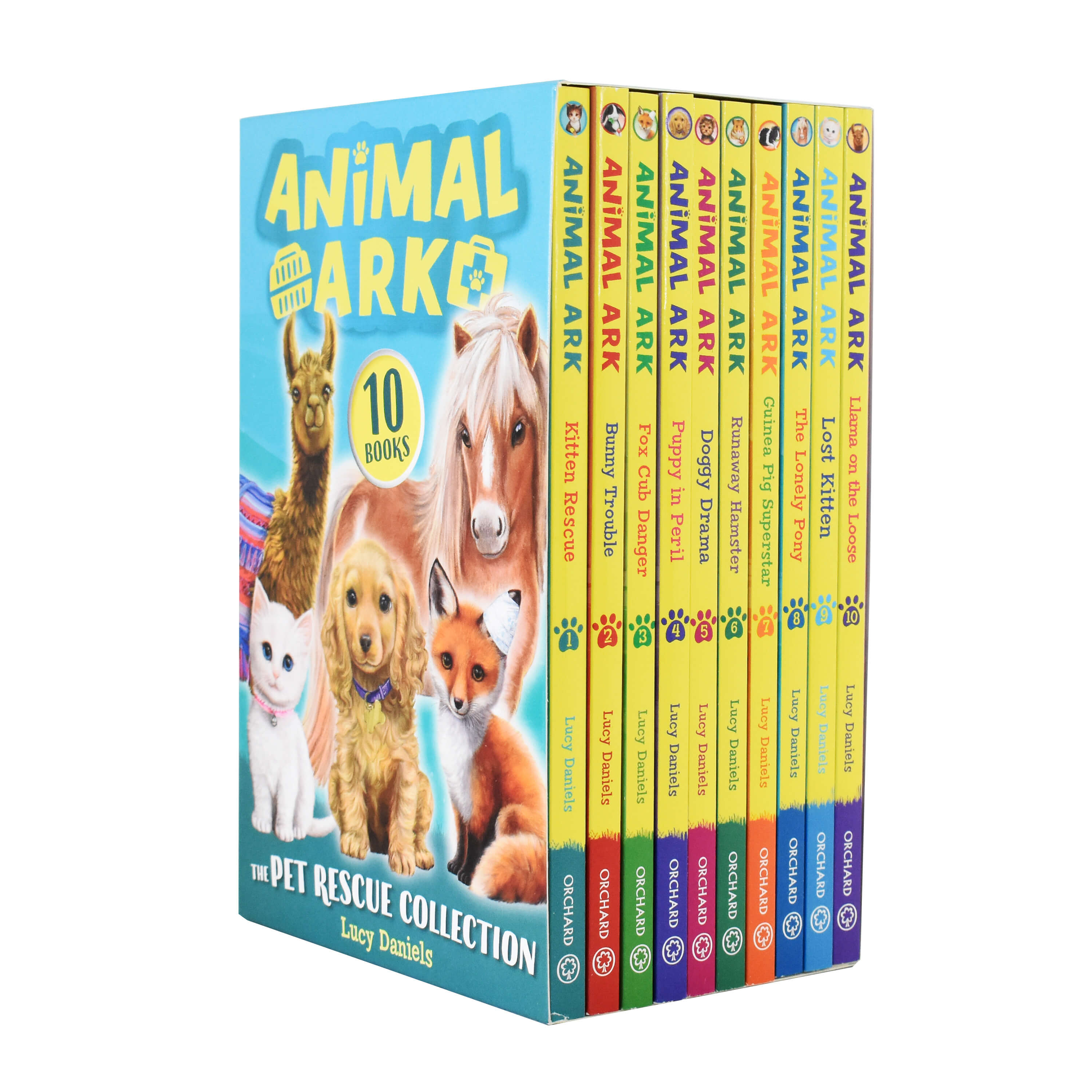 Animal Ark The Pet Rescue Collection 10 Book Box Set by Lucy Daniels - Age 7-9 - Paperback