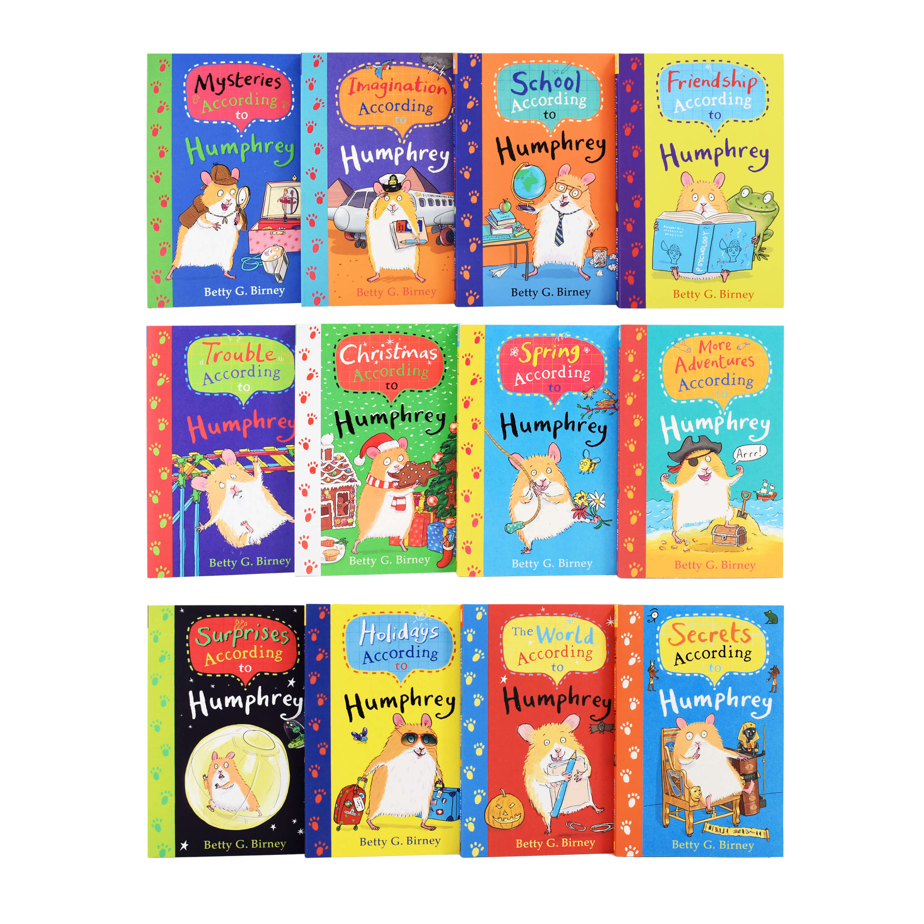 According to Humphrey the Hamster Series 12 Books Children Collection Paperback Set By Betty G. Birney