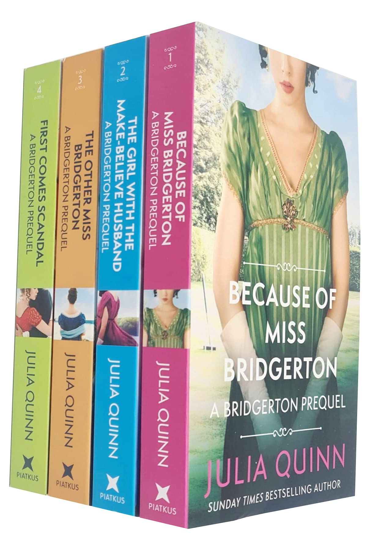 A Bridgerton Prequel Series 4 Books Collection Set By Julia Quinn - Young Adult - Paperback