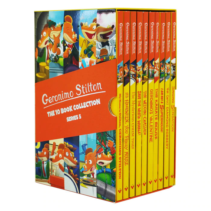 Geronimo Stilton 10 Books Series 5 Children Collection Paperback Box Set