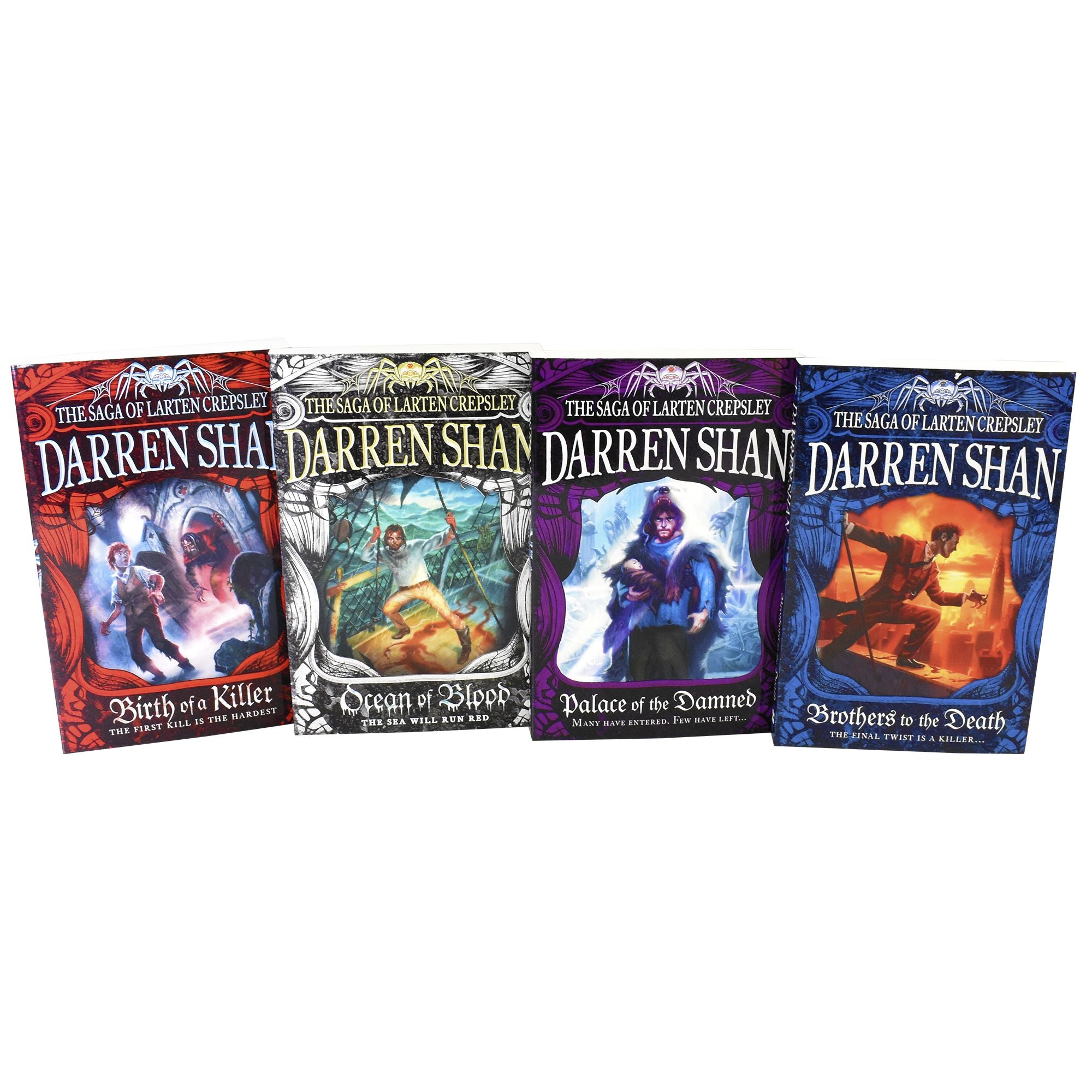 The Saga of Larten Crepsley Series 4 Books Collection Set by Darren Shan - Ages 9 years and up - Paperback