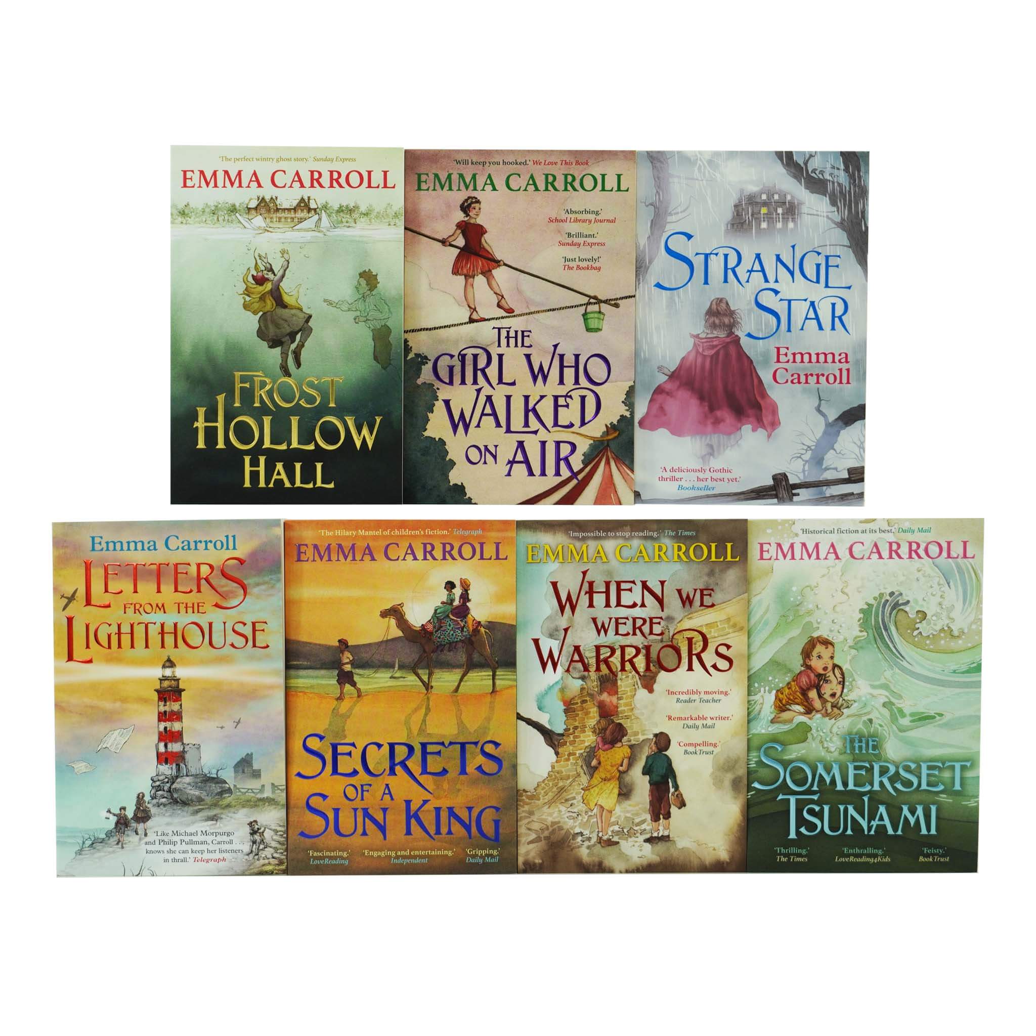 Emma Carroll Secret of a Sun King 7 Books Collection - Ages 9-14 - Paperback