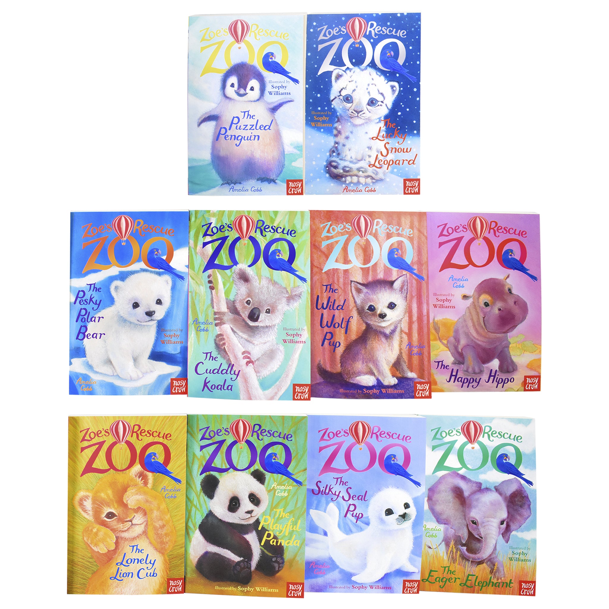 Zoes Rescue Zoo Series 1 By Amelia Cobb 10 Books Collection Set - Ages 5-7 - Paperback