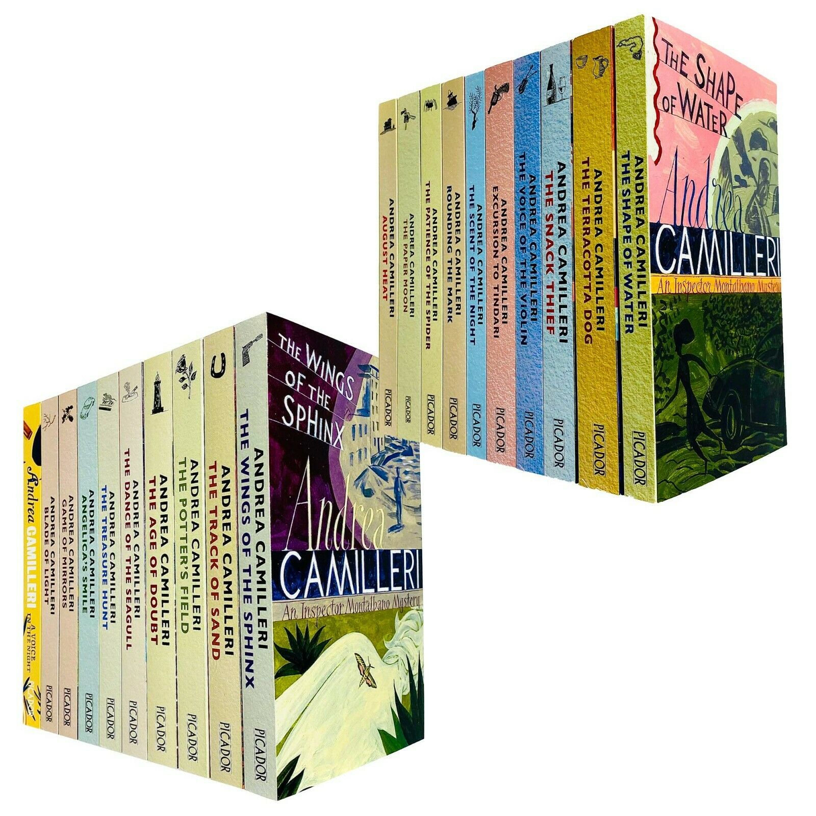 An Inspector Montalbano Mystery 20 Books Adult Collection Paperback By Andrea Camilleri - St Stephens Books