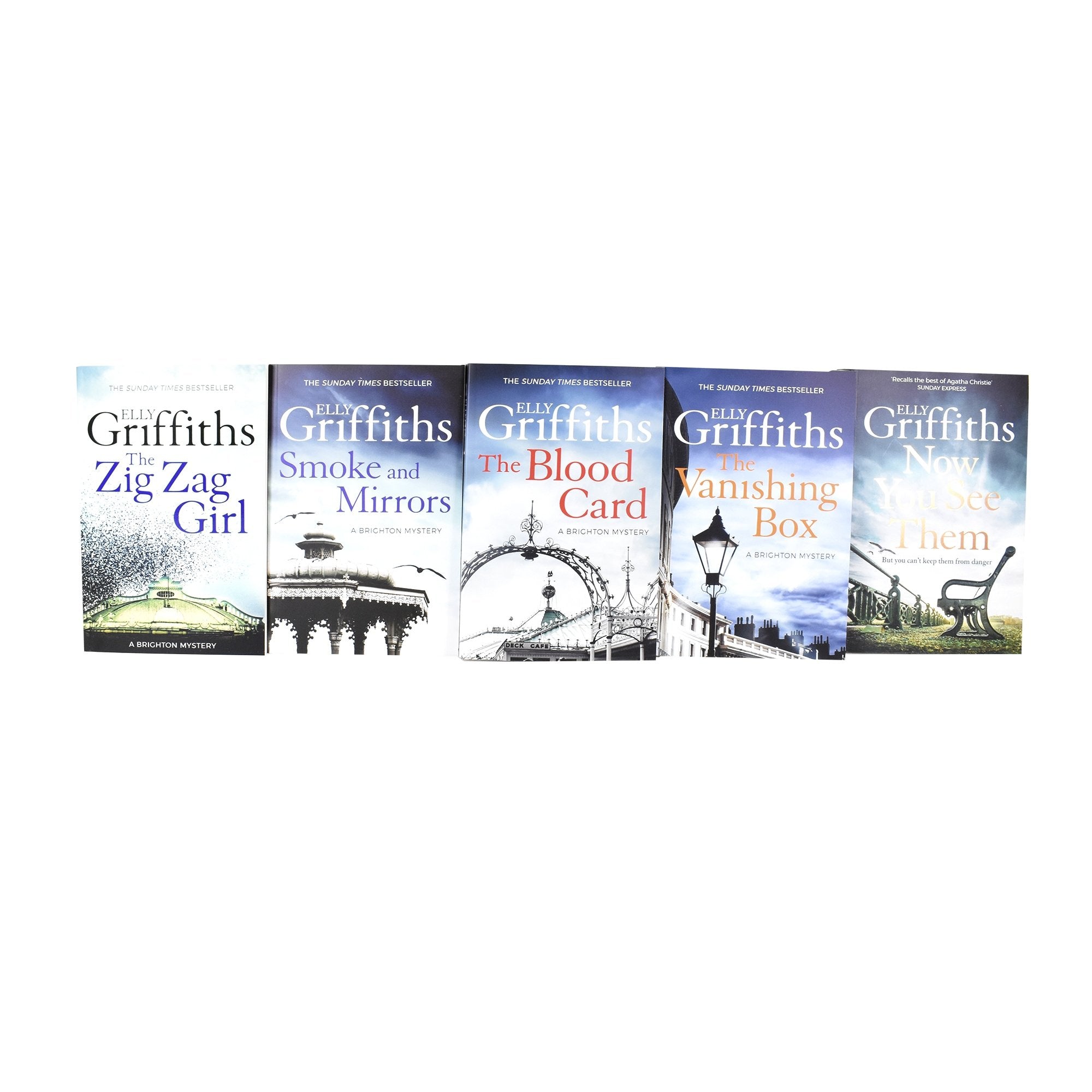 Brighton Mysteries Series 5 Books Adult Collection Paperback Set By Elly Griffiths - St Stephens Books