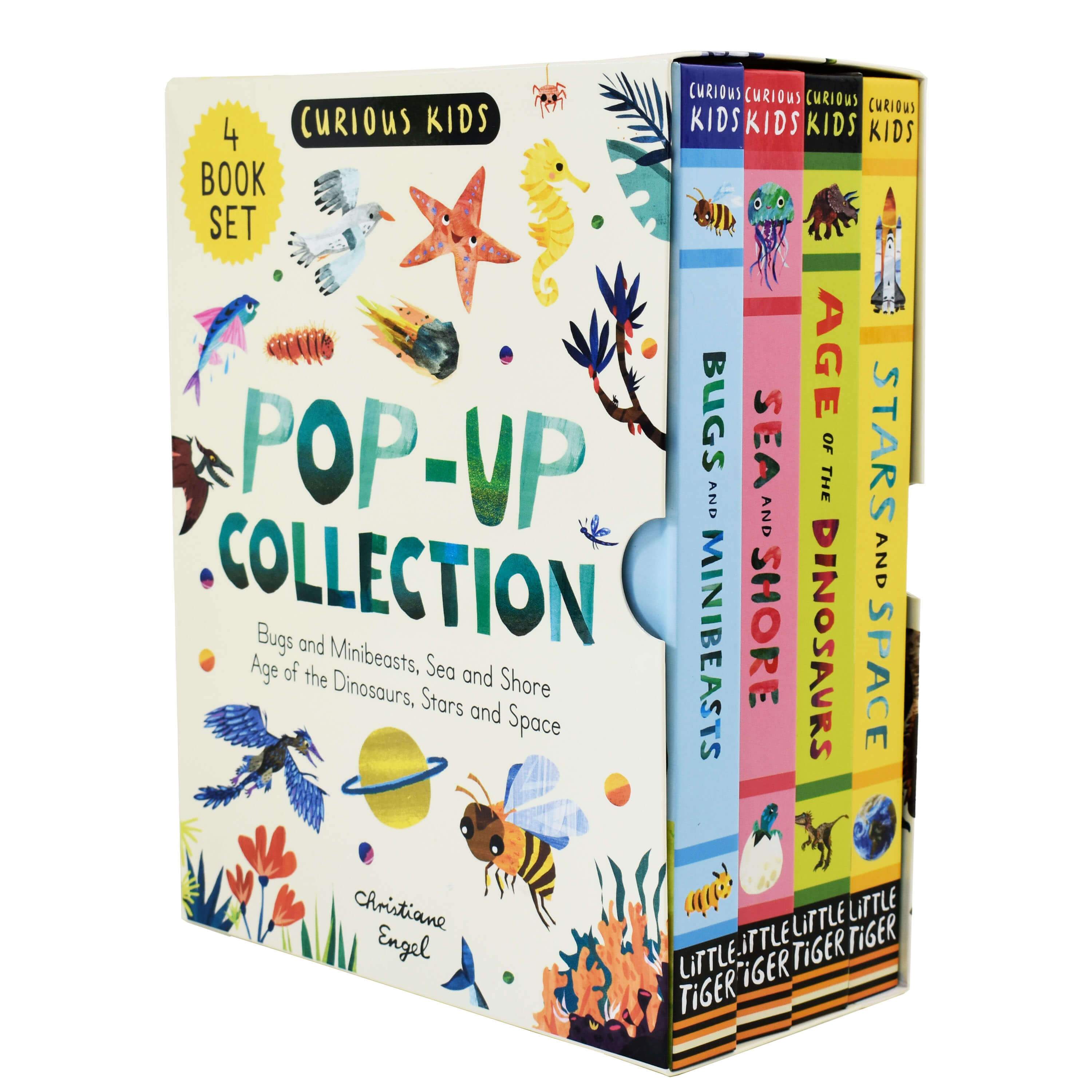 Age 0-5 - Curious Kids Pop Up Collection 4 Books Set By Christiane Engel - Ages 0-5 - Board Book