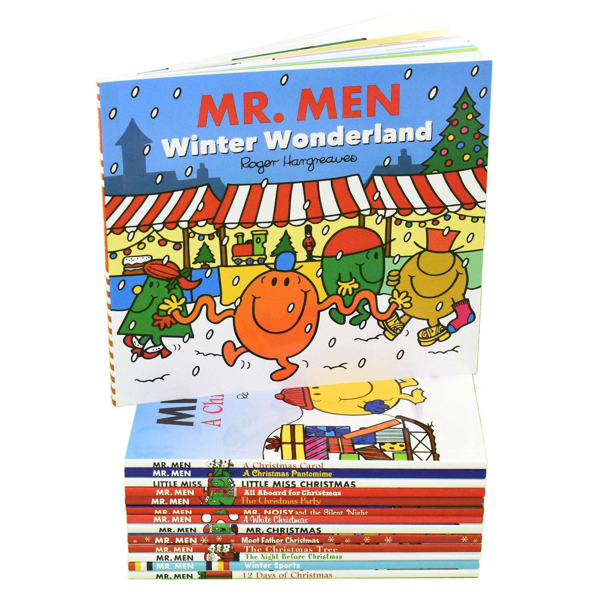 Mr Men & Little Miss Christmas 14 Childrens Books Paperback By Roger Hargreaves - St Stephens Books