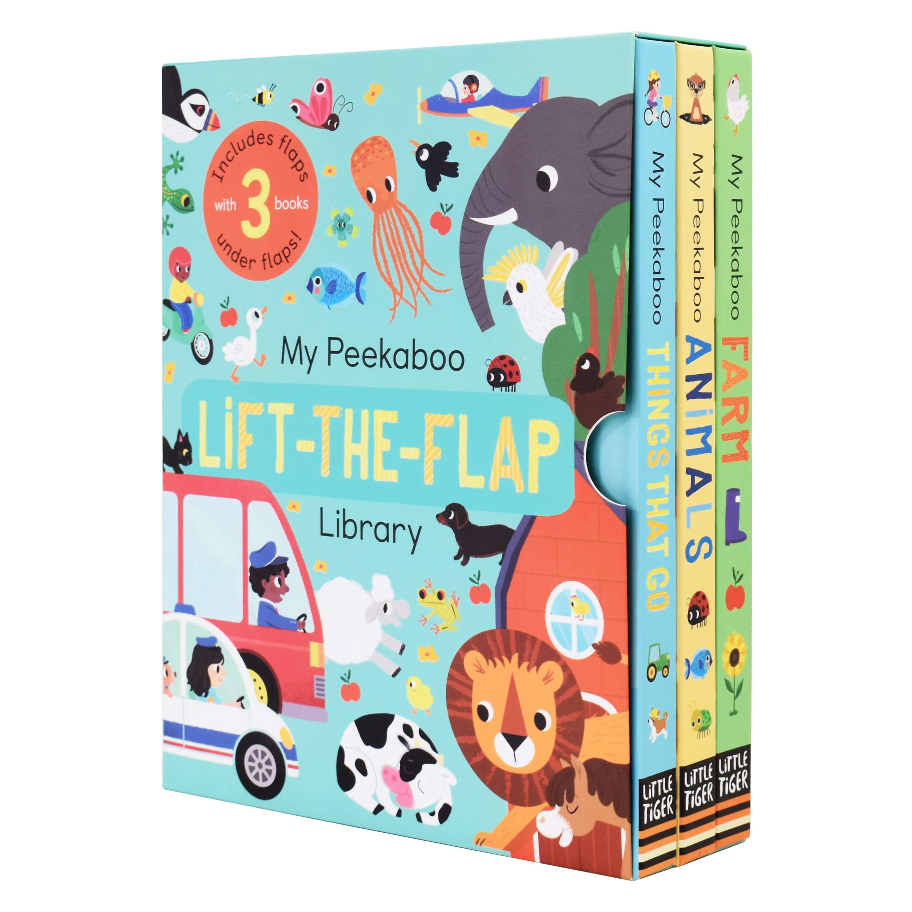 Age 0-5 - My Peekaboo Lift The Flap Library 3 Books Collection Box Set - Ages 0-5 - Hardback