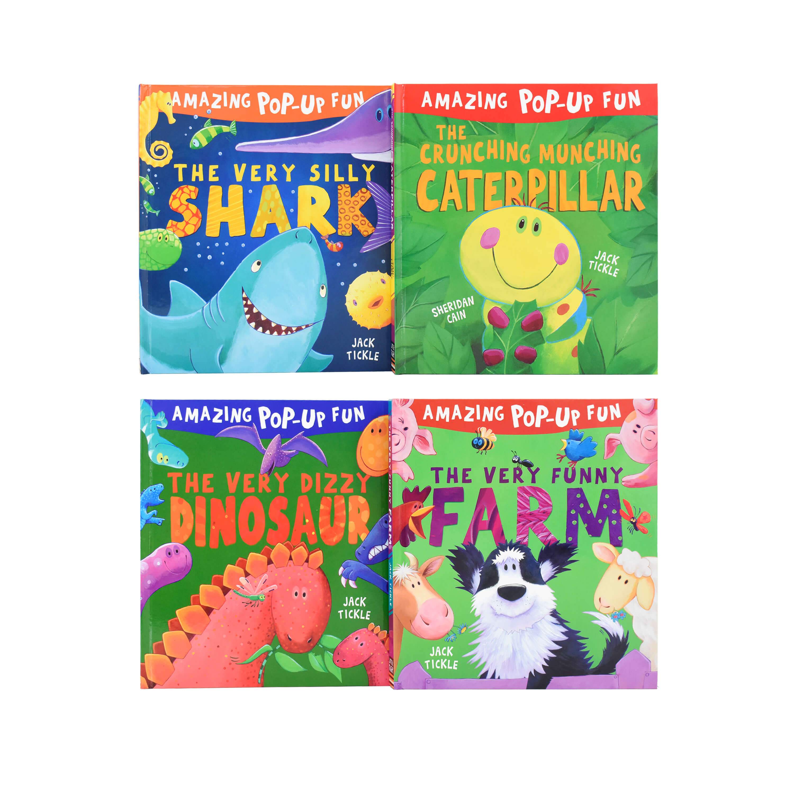 Age 0-5 - Peekaboo Amazing Pop Up Fun 4 Books By Jack Tickle - Ages 0-5 - Boardbook