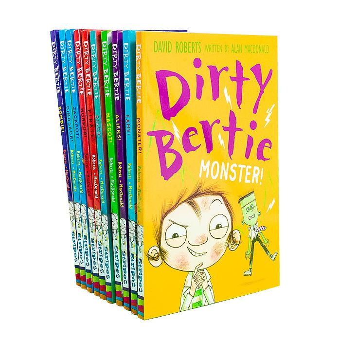 Dirty Bertie 10 Books Series 3 Children Collection Paperback Set By David Roberts, Alan McDonald - St Stephens Books
