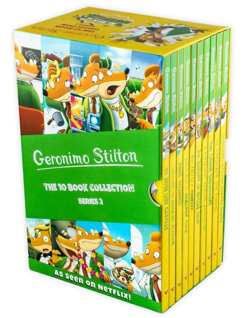 Geronimo Stilton Series 2 - 10 Books Children Collection Paperback Box Set - St Stephens Books