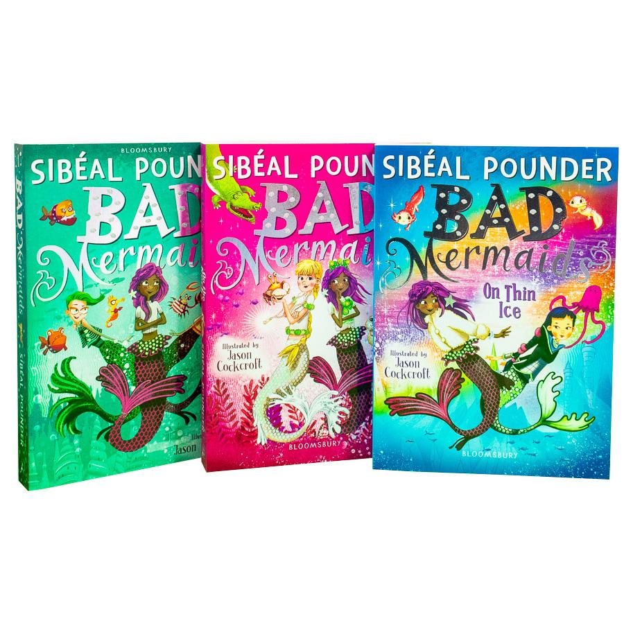 Bad Mermaids 3 Books Children Collection Paperback Gift Pack By Sibeal Pounder - St Stephens Books