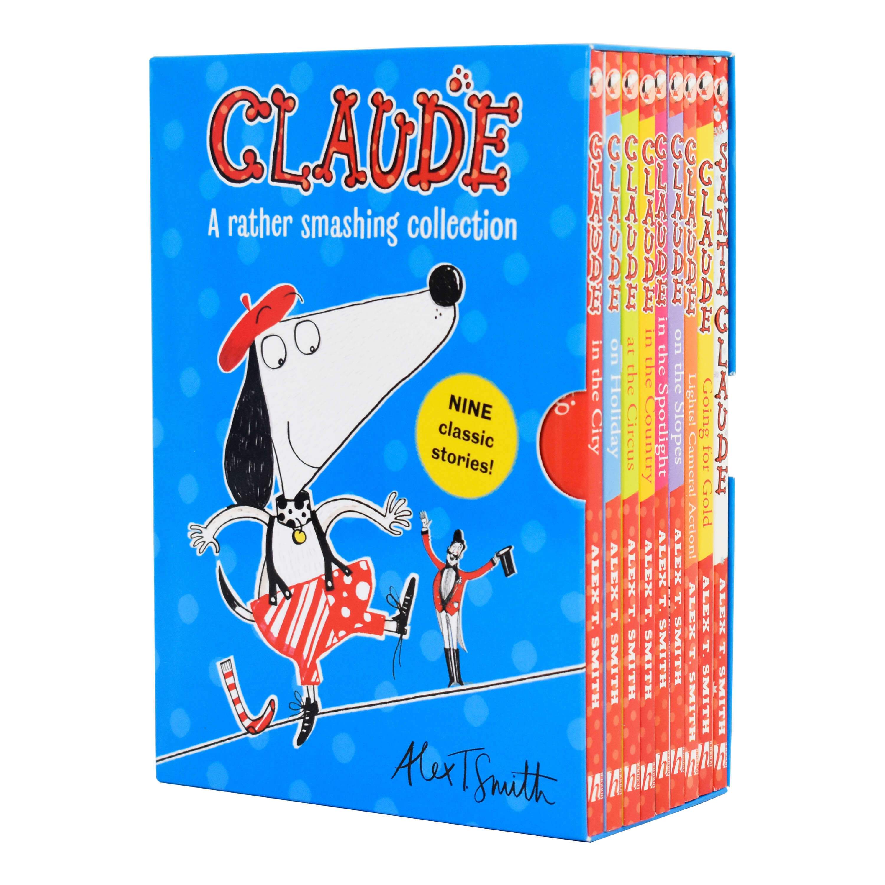Age 7-9 - Claude A Rather Smashing Collection 9 Books Box Set By Alex T. Smith - Ages 7-9 - Paperback