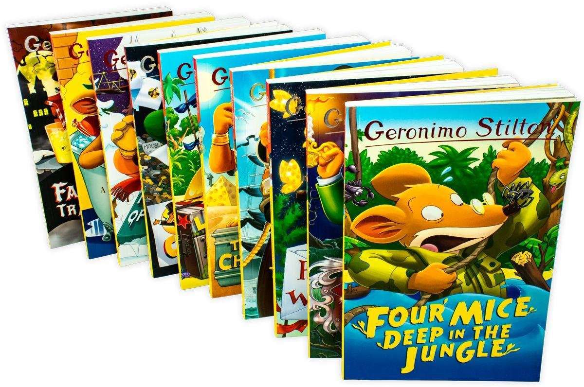 Geronimo Stilton Series 1 - 10 Books Children Collection Paperback Box Set - St Stephens Books