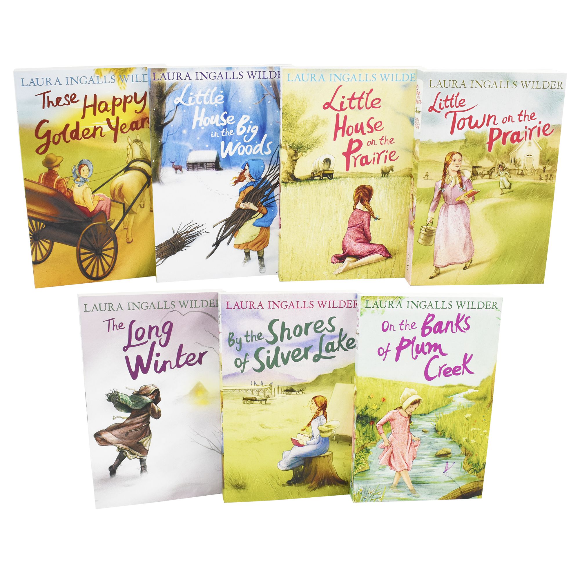 Little House On The Prairie Series 7 Books Children Collection Paperback Set By Laura Ingalls Wilder - St Stephens Books