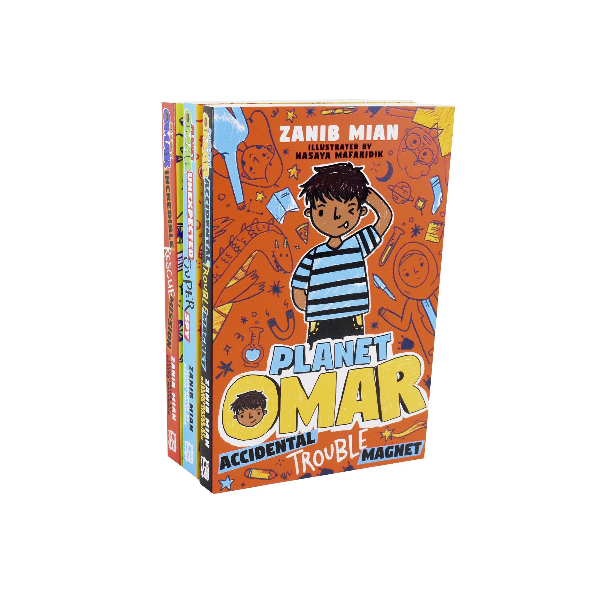 Age 7-9 - Planet Omar 3 Books Collection Set- Ages 7-9 - Paperback - Zanib Mian