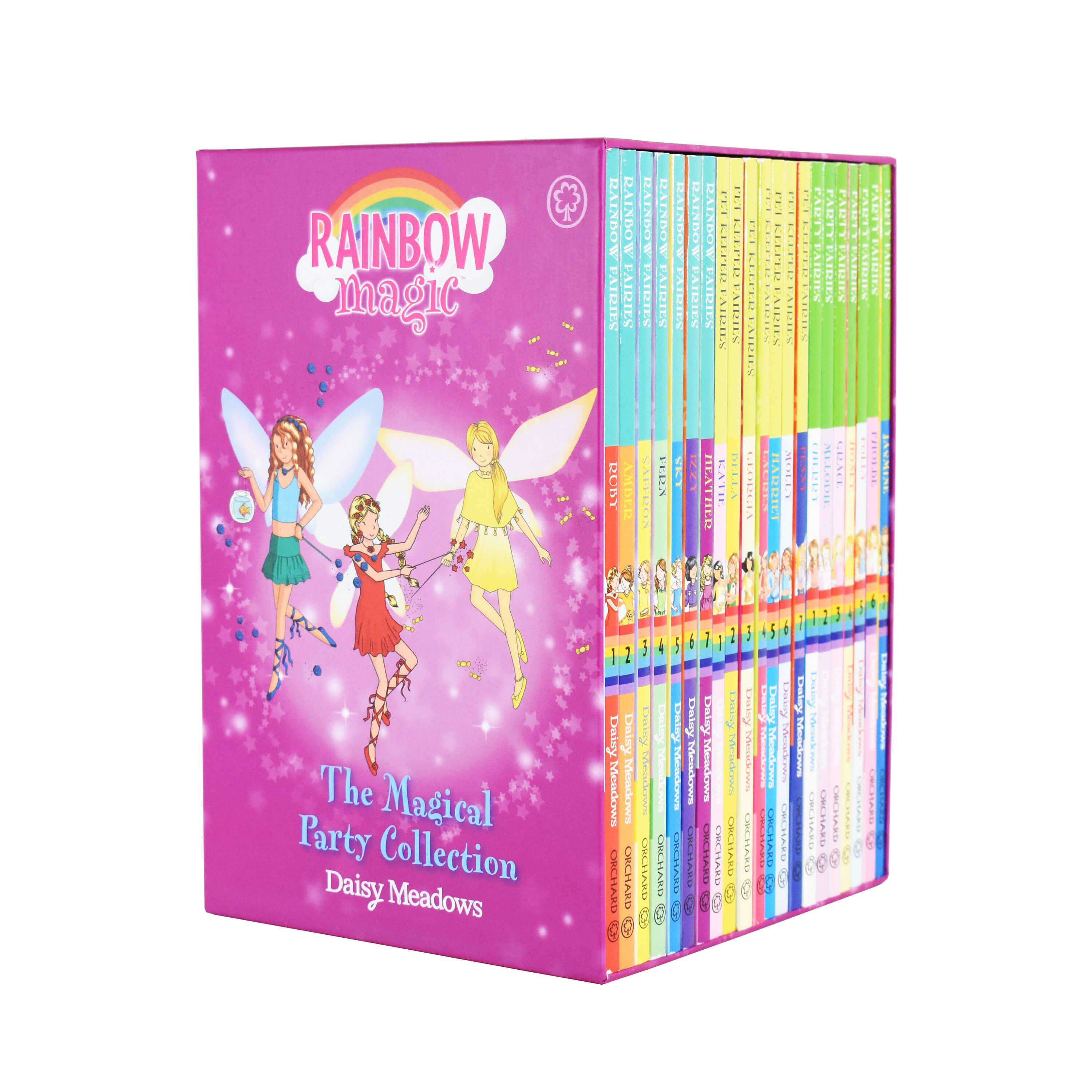 Age 7-9 - Rainbow Magic The Magical Party 21 Books Children Collection Paperback Box Set By Daisy Meadow