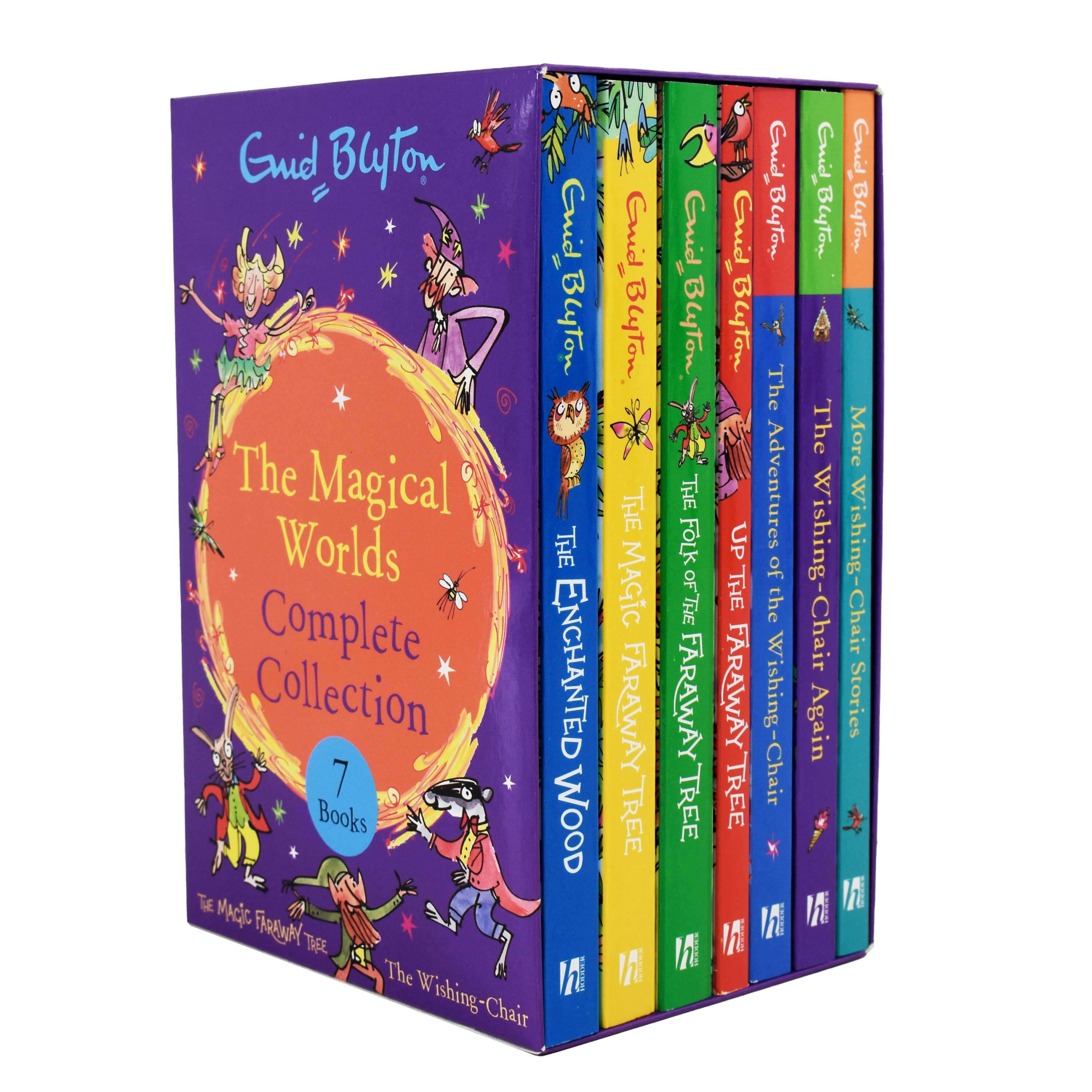 Age 7-9 - The Magical Worlds Complete Collection 7 Books By Enid Blyton - Ages 7-9 - Paperback