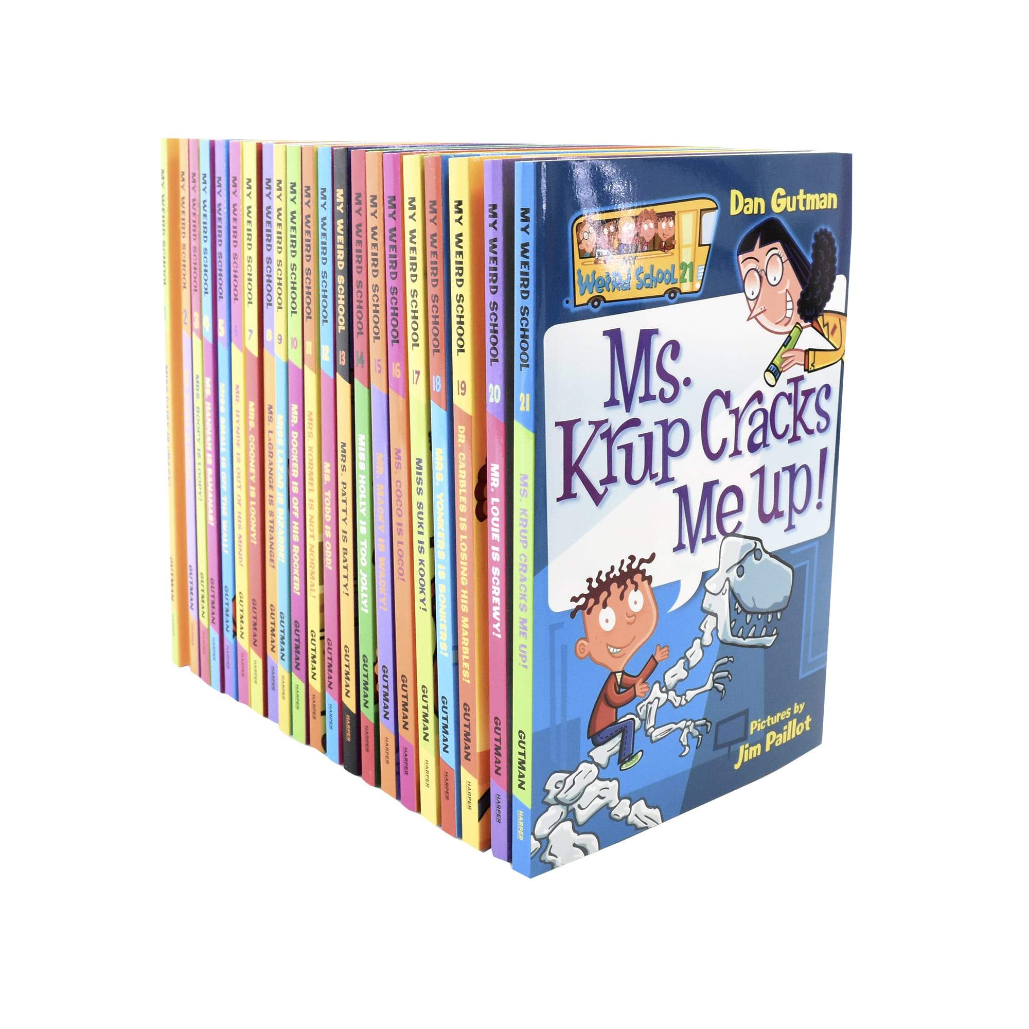Weird School 21 Books Children Collection Paperback Set By Dan Gutman - St Stephens Books