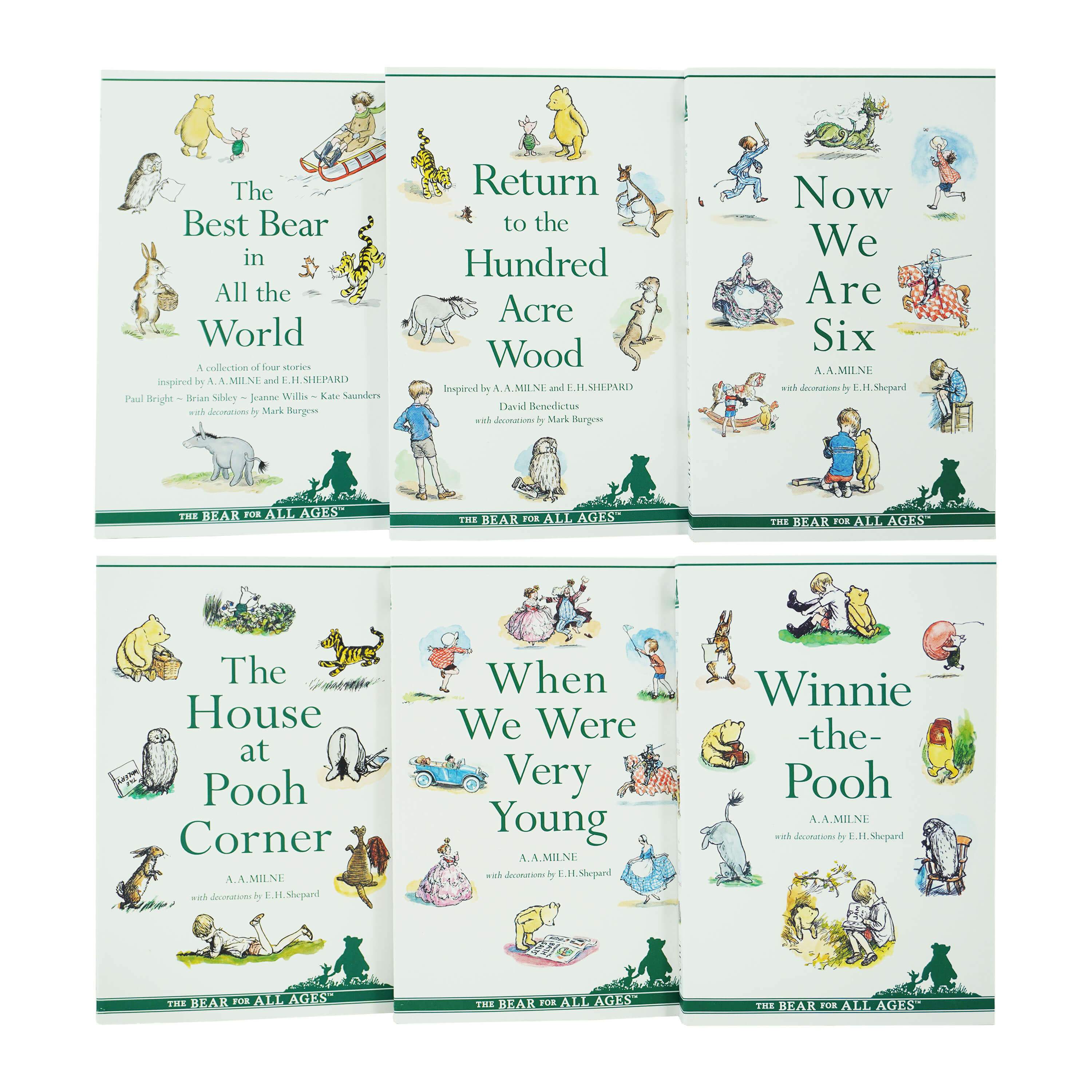 Age 7-9 - Winnie-The-Pooh The Complete Collection 6 Books Set By A. A. Milne - Ages 7-9 - Paperback