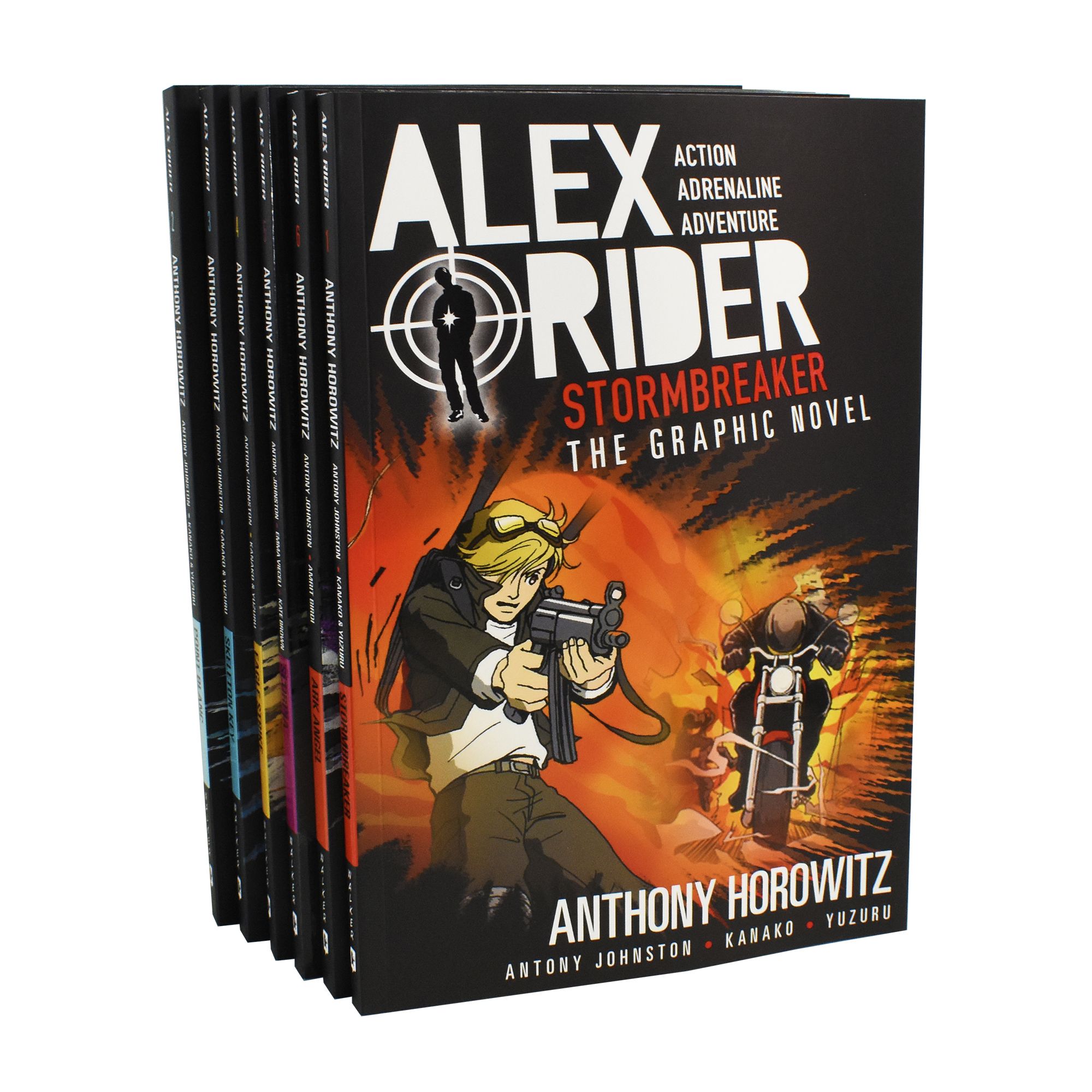 Alex Rider Graphic Novel 6 Books Children Pack Paperback Collection By Anthony Johnston - St Stephens Books