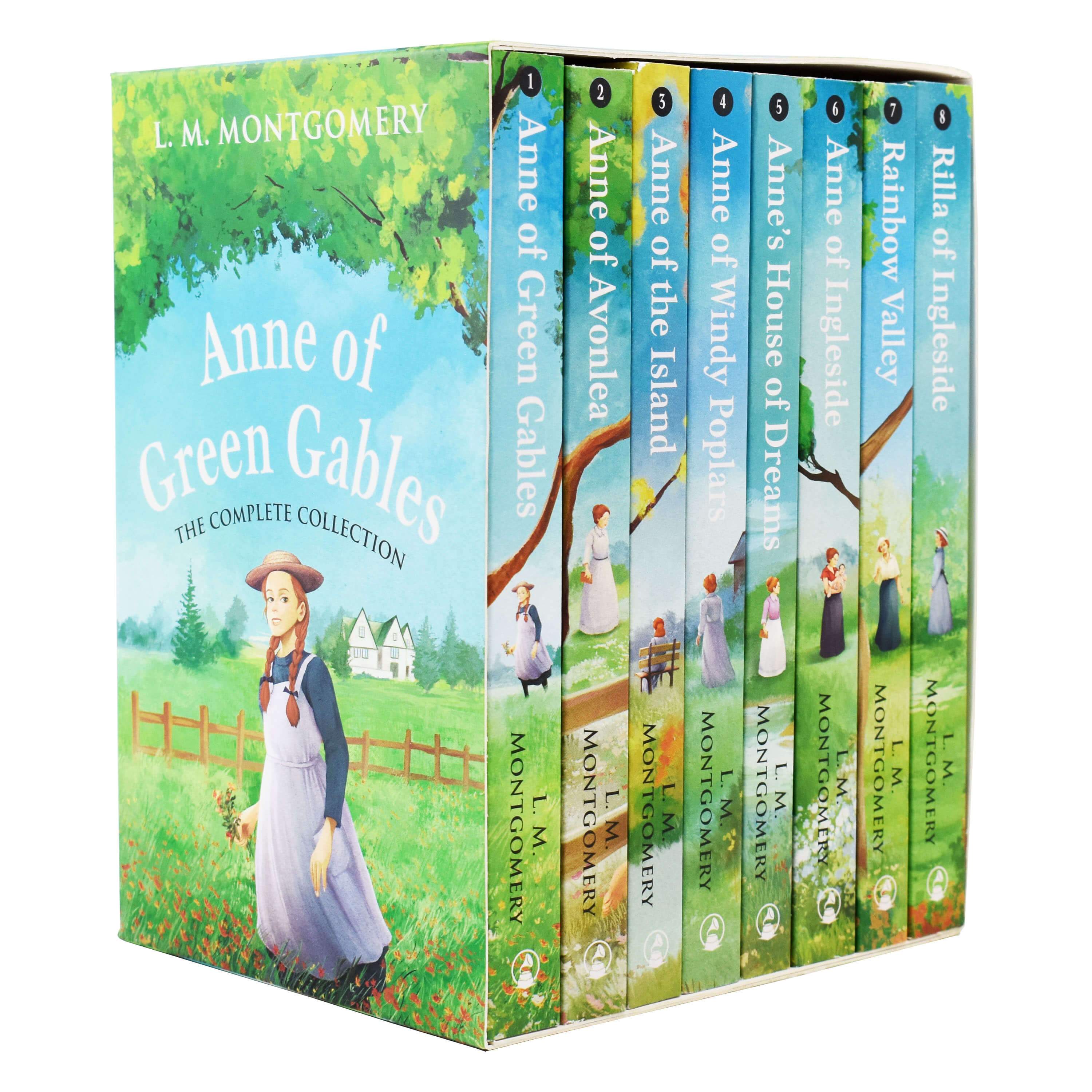 Age 9-14 - Anne Of Green Gables The Complete Collection 8 Books Set By L.M. Montgomery - Ages 9-14 - Paperback