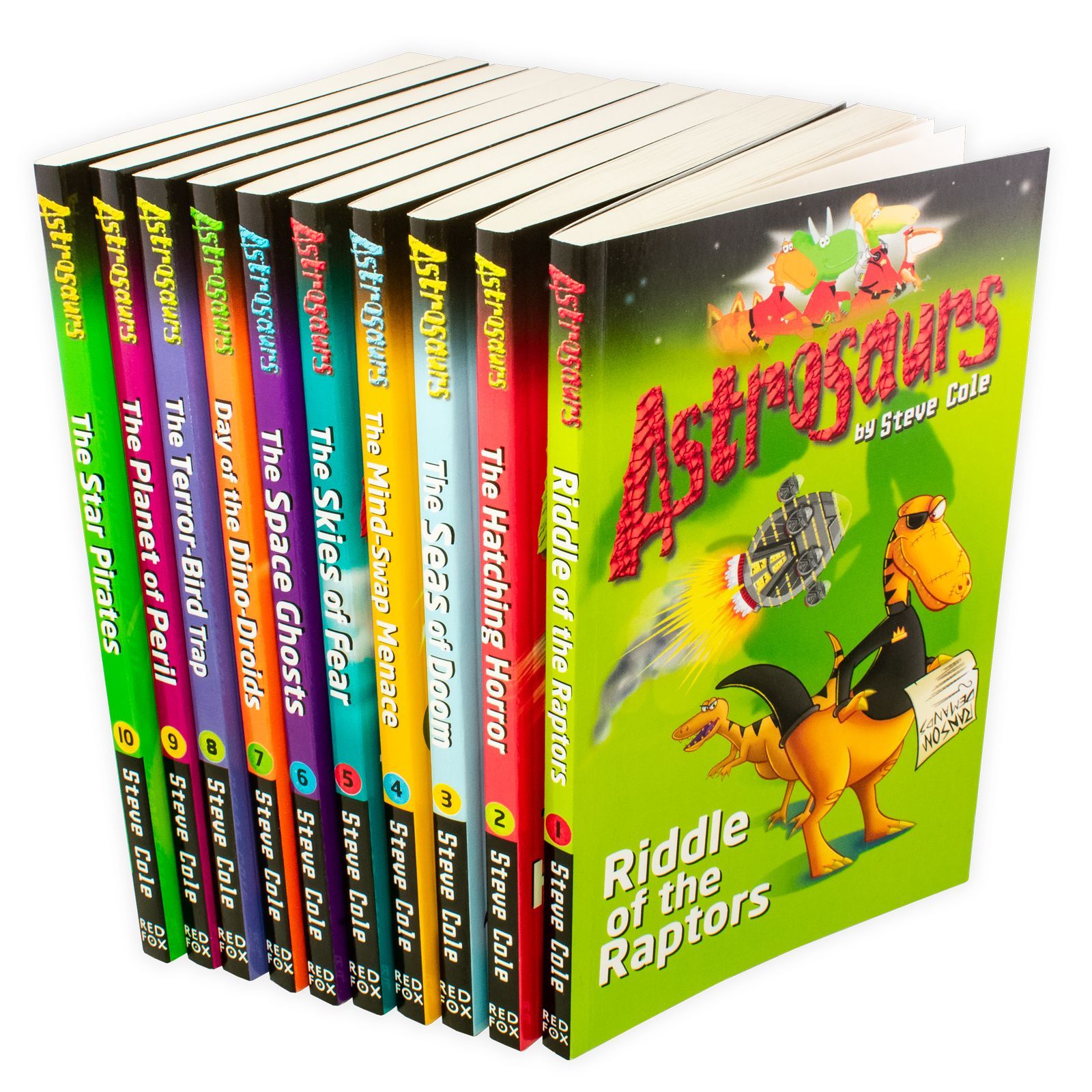 Astrosaurs Series 10 Books Young Adult Collection Paperback Set By Steve Cole - St Stephens Books