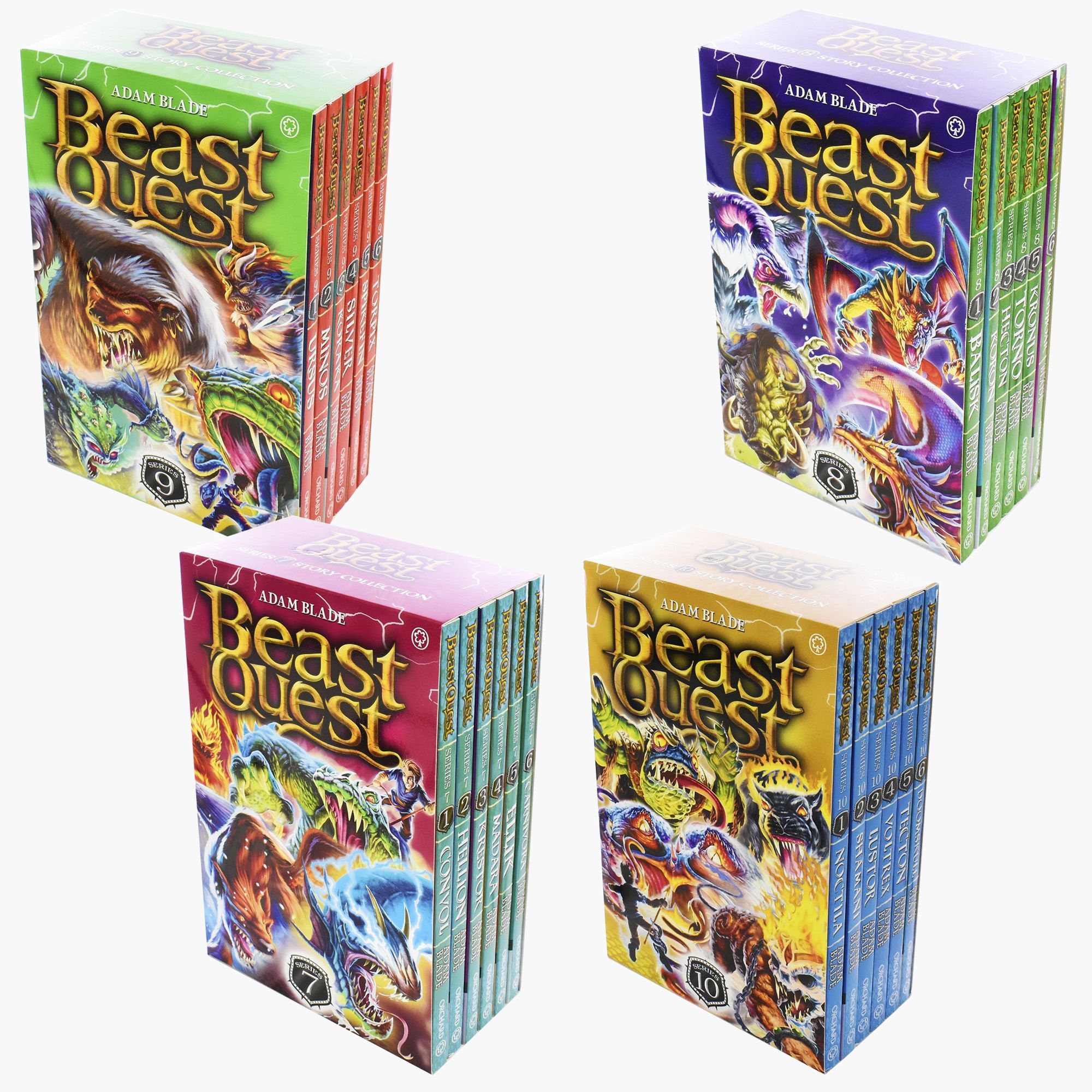 Beast Quest (Series7To10) 24 Books Children Box Set Paperback By Adam Blade - St Stephens Books