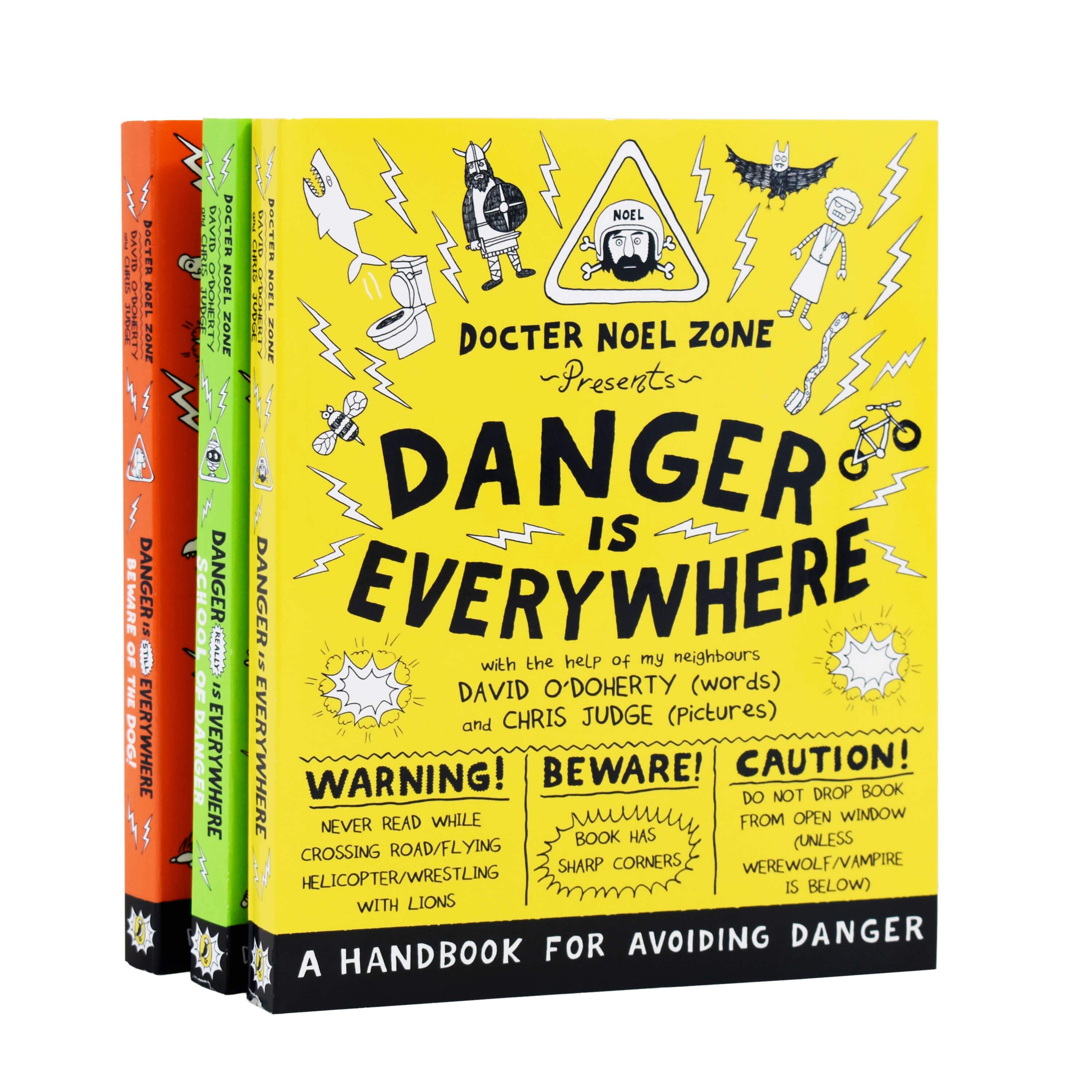 Age 9-14 - Danger Is Everywhere Collection Series 3 Books Set By David O'Doherty - Ages 9-14 - Paperback