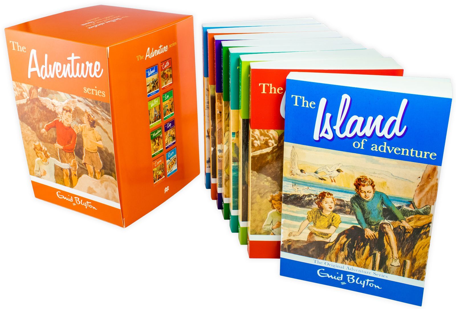 Enid Blyton's The Adventure Series 8 Books Children Collection Paperback Box Set - St Stephens Books