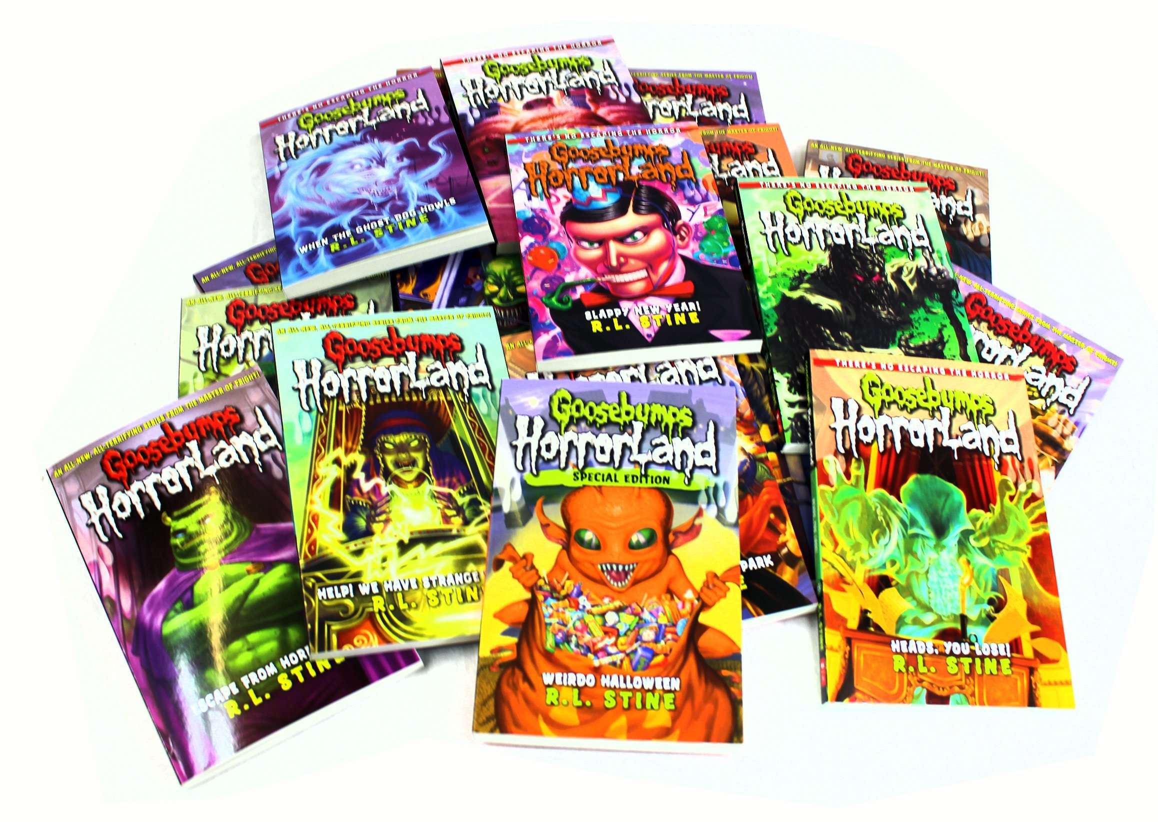 Goosebumps Horrorland Series 18 Books Children Collection Paperback By R L Stine - St Stephens Books