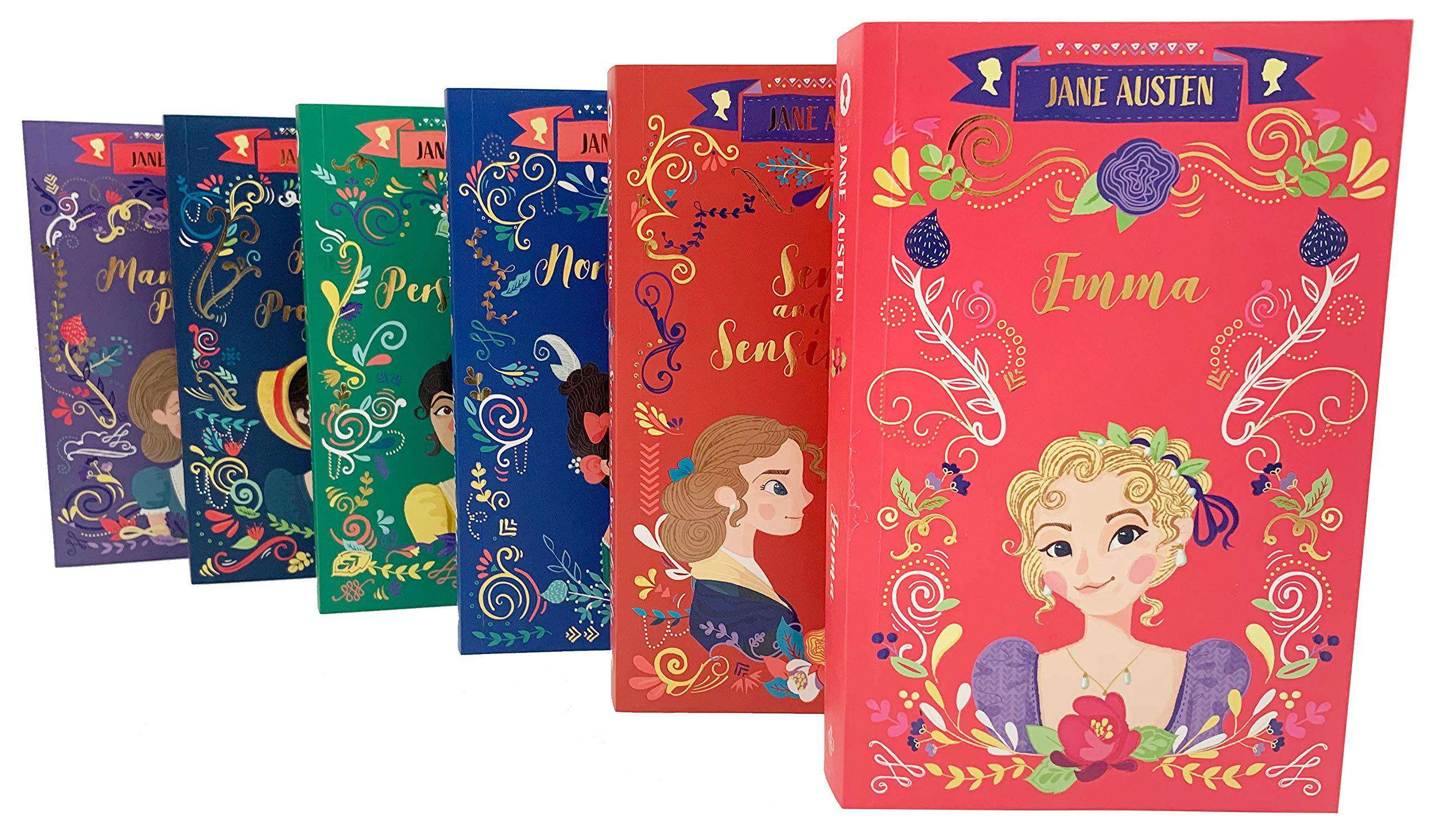 Jane Austen 6 Books Young Adult Collection Box Set Paperback by Jane Austen - St Stephens Books