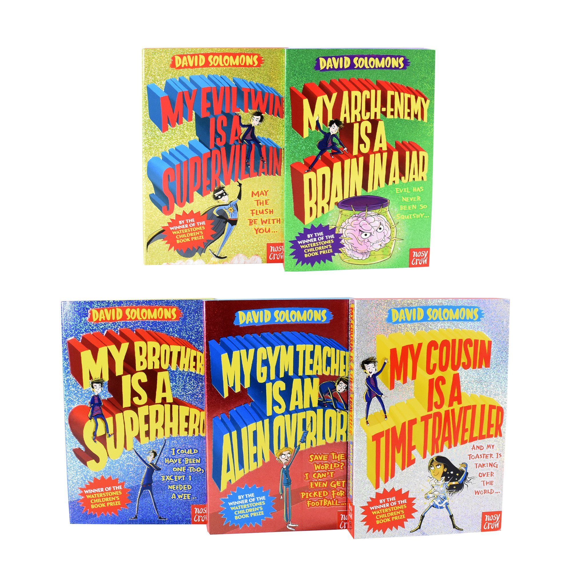 Age 9-14 - My Brother Is A Superhero Series 5 Books Collection By David Solomons - Ages 9-14 - Paperback