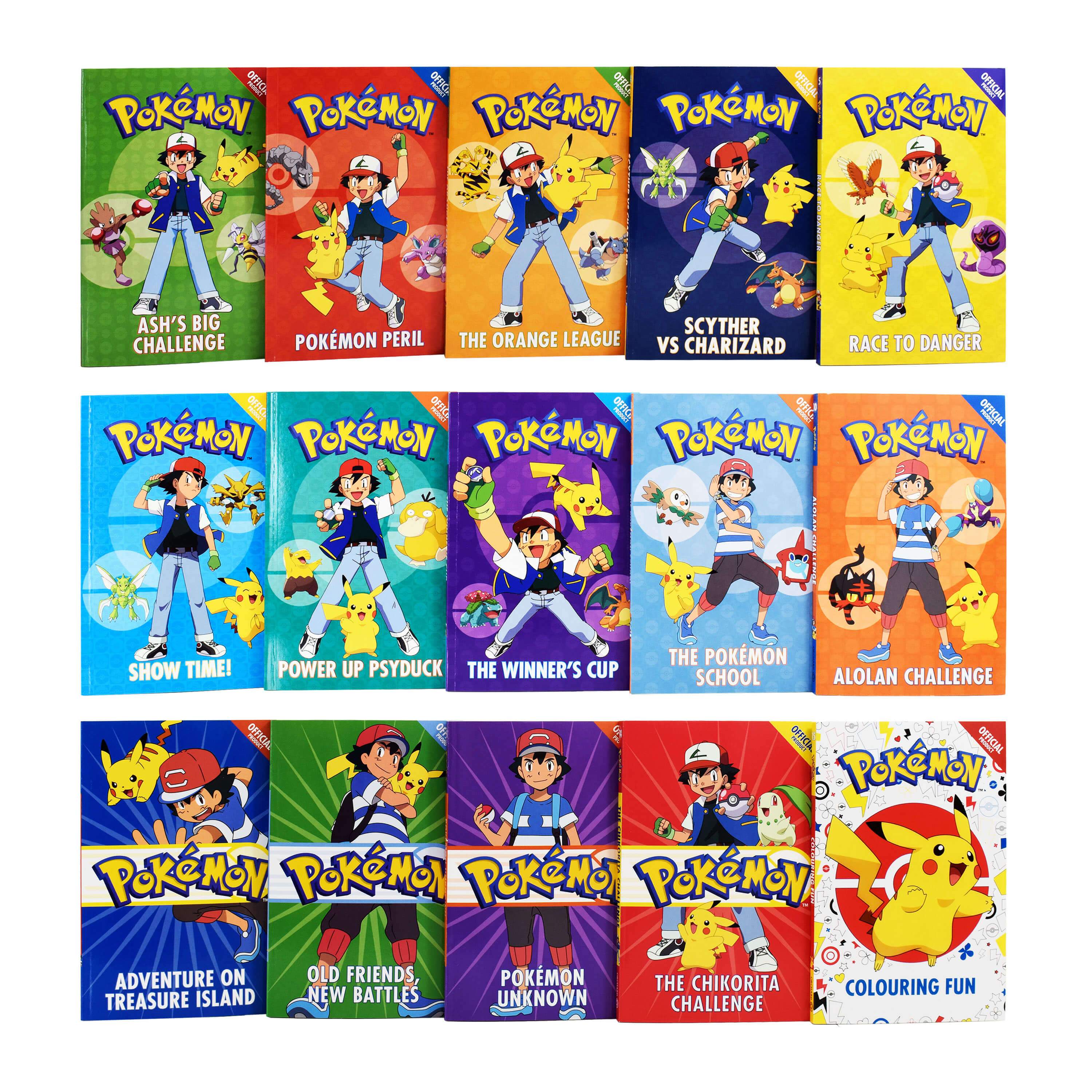 Age 9-14 - Pokemon Super Collection Series Books 1-15 Box Set By Tracey West - Ages 9-14 - Paperback
