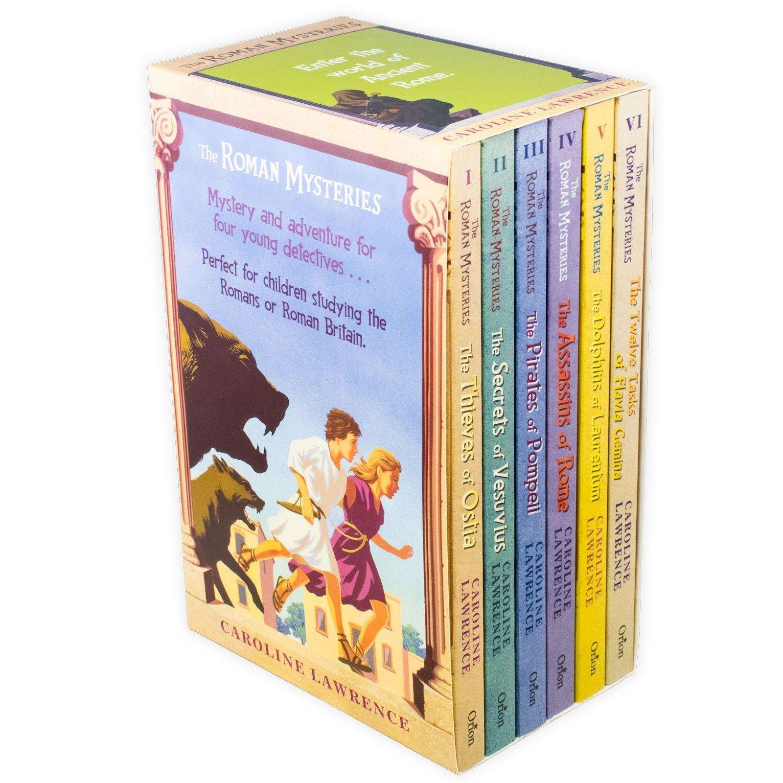 Roman Mysteries 6 Books Children Collection Paperback Box Set By Caroline Lawrence - St Stephens Books