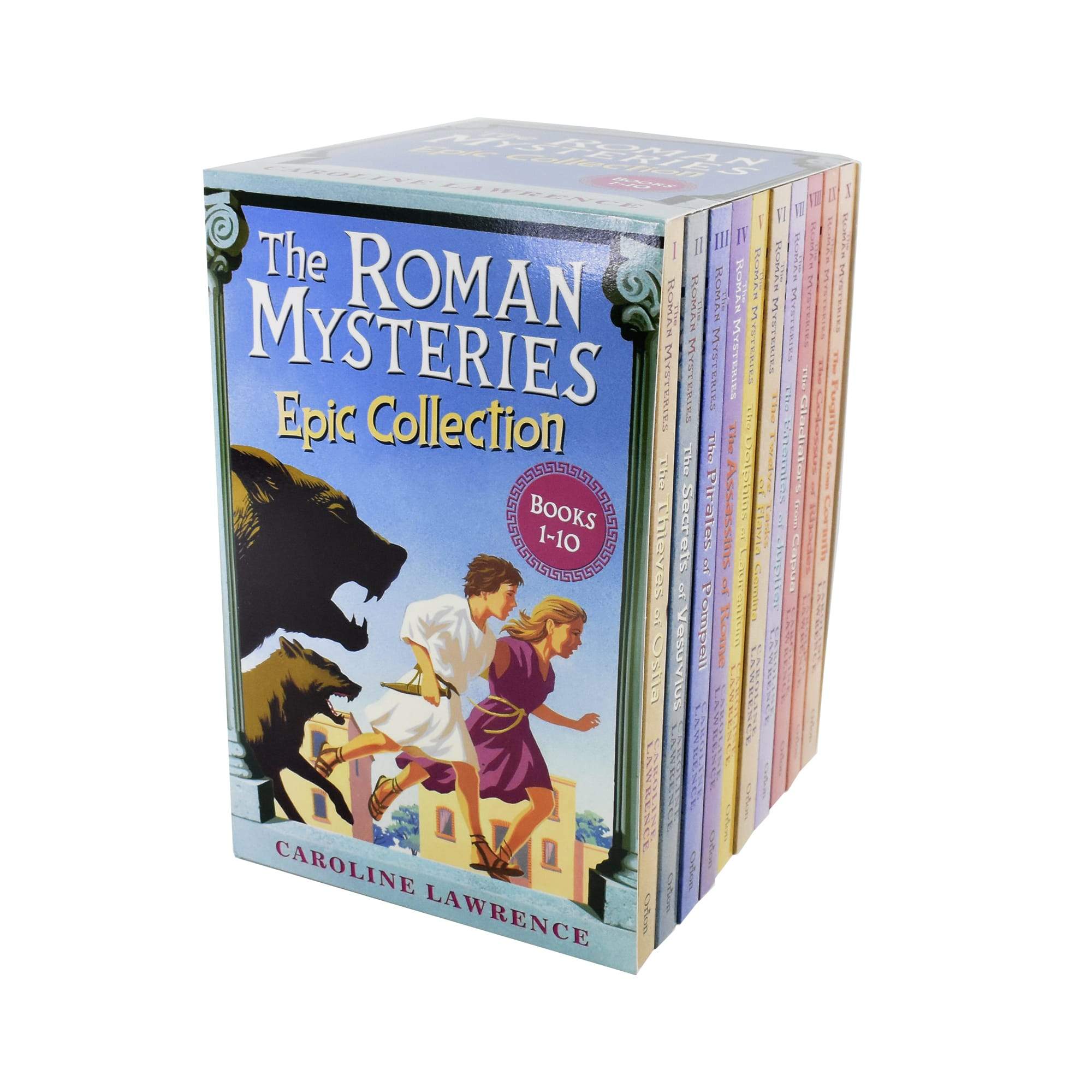 Roman Mysteries Epic 10 Books Children Collection Paperback Set By Caroline Lawrence - St Stephens Books