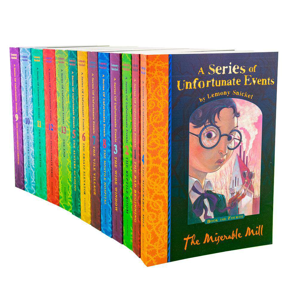 Series Of Unfortunate Events 13 Books Young Adult Collection Paperback By Lemony Snicket - St Stephens Books