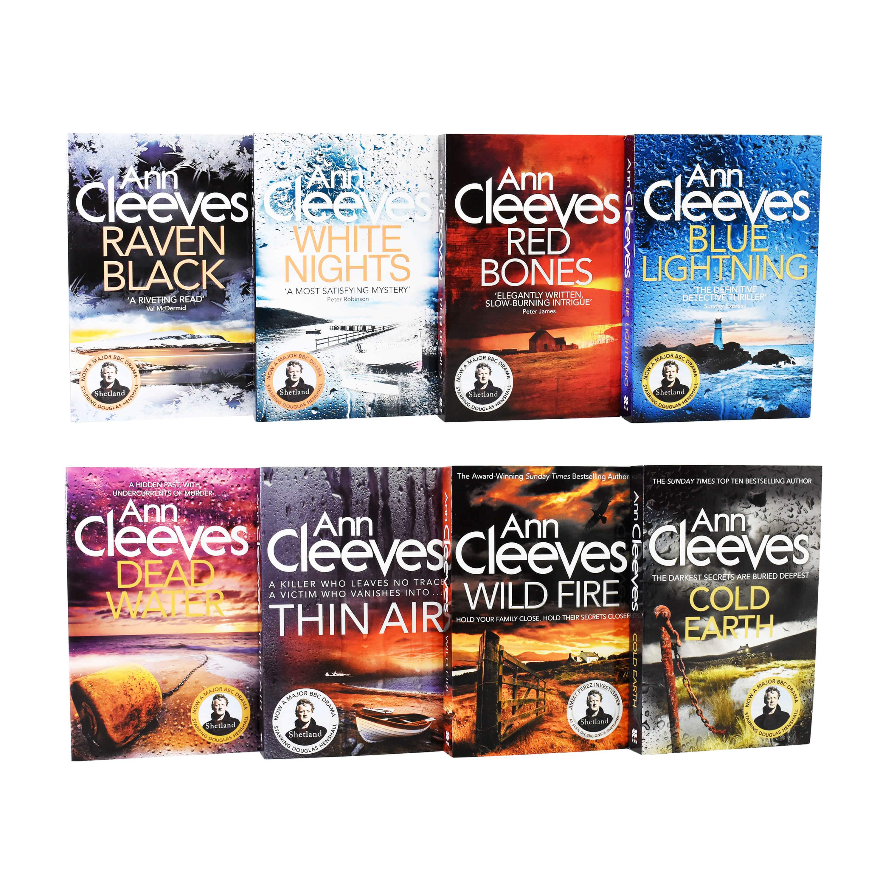 Ann Cleeves Shetland Series 8 Books Young Adult Collection Paperback Set - St Stephens Books